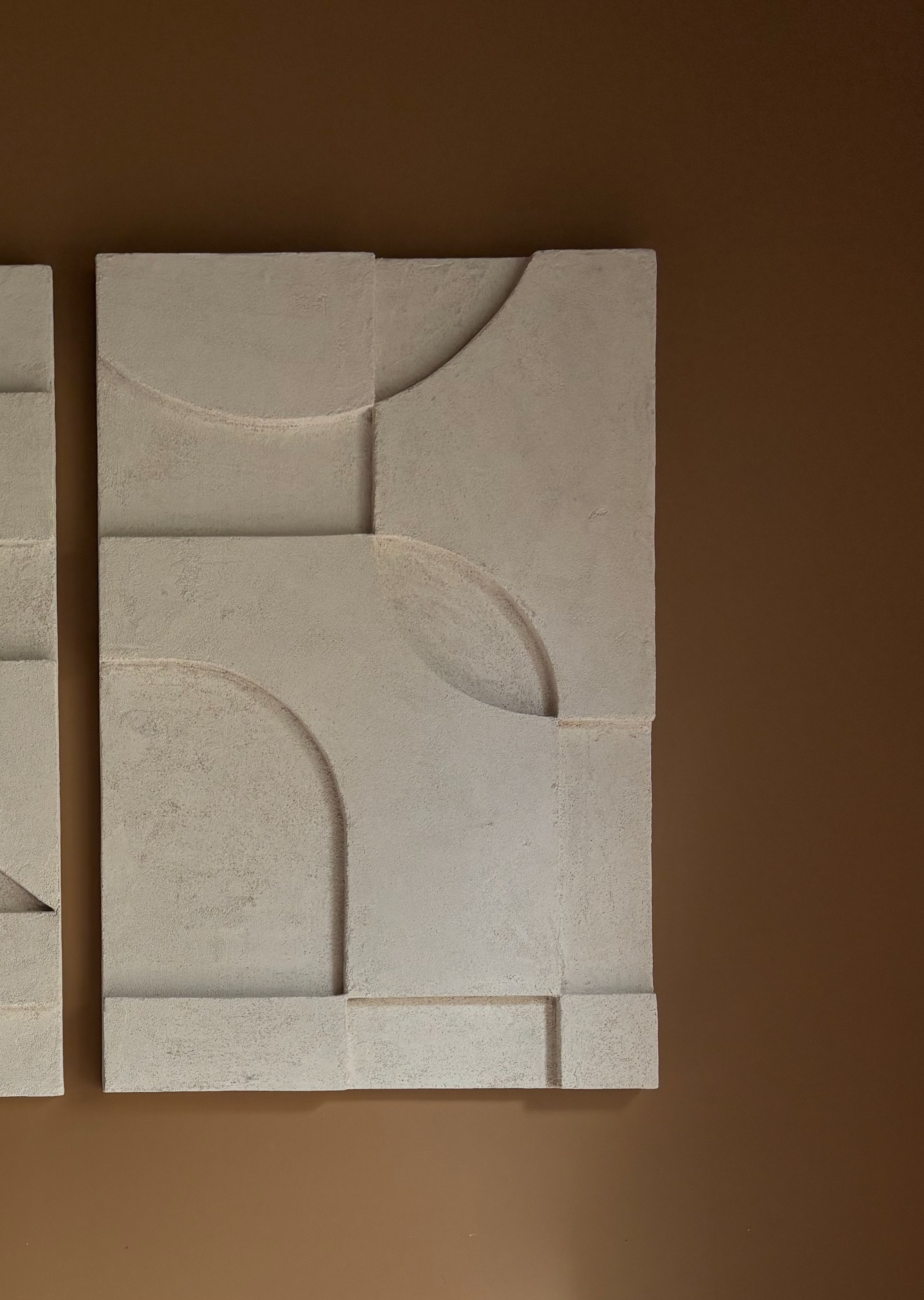 SHAPES COLLECTED no2, DIPTYCH I SANDY