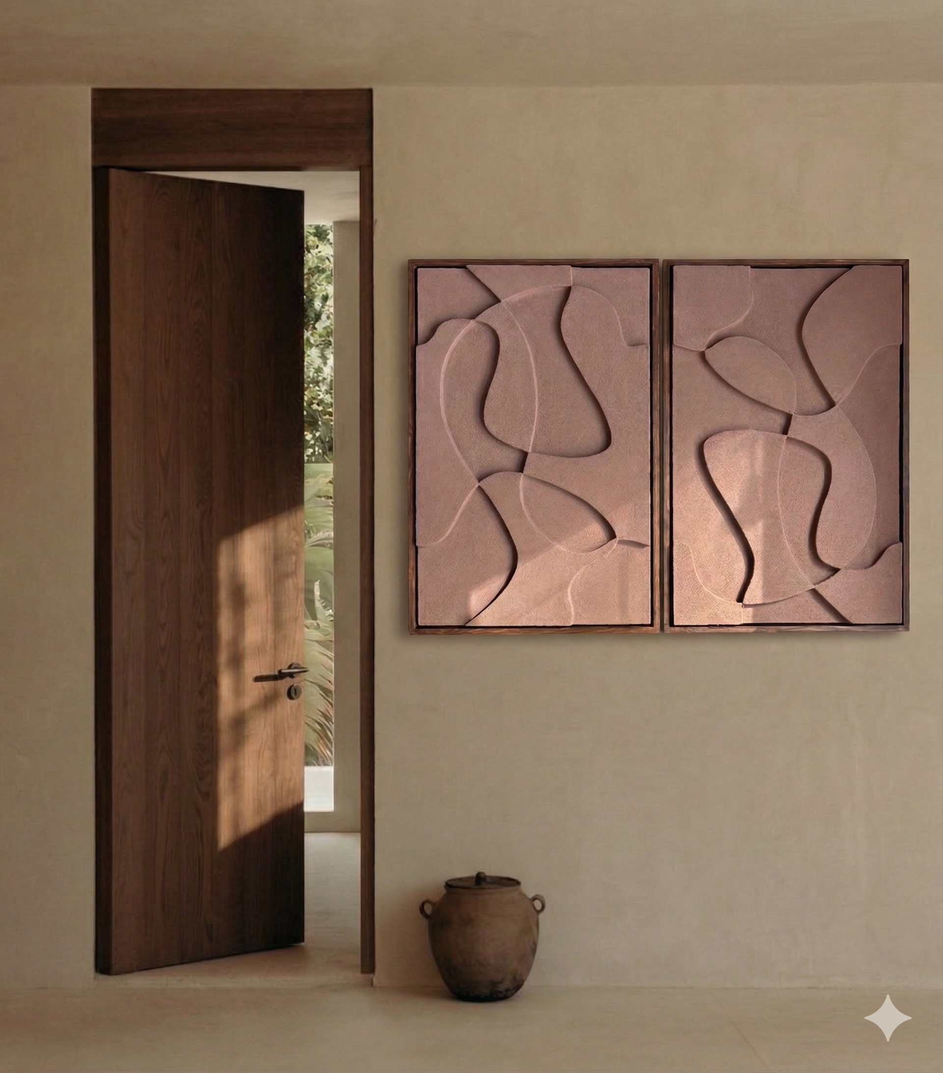 ENHANCED, DIPTYCH / MOCCA STONE