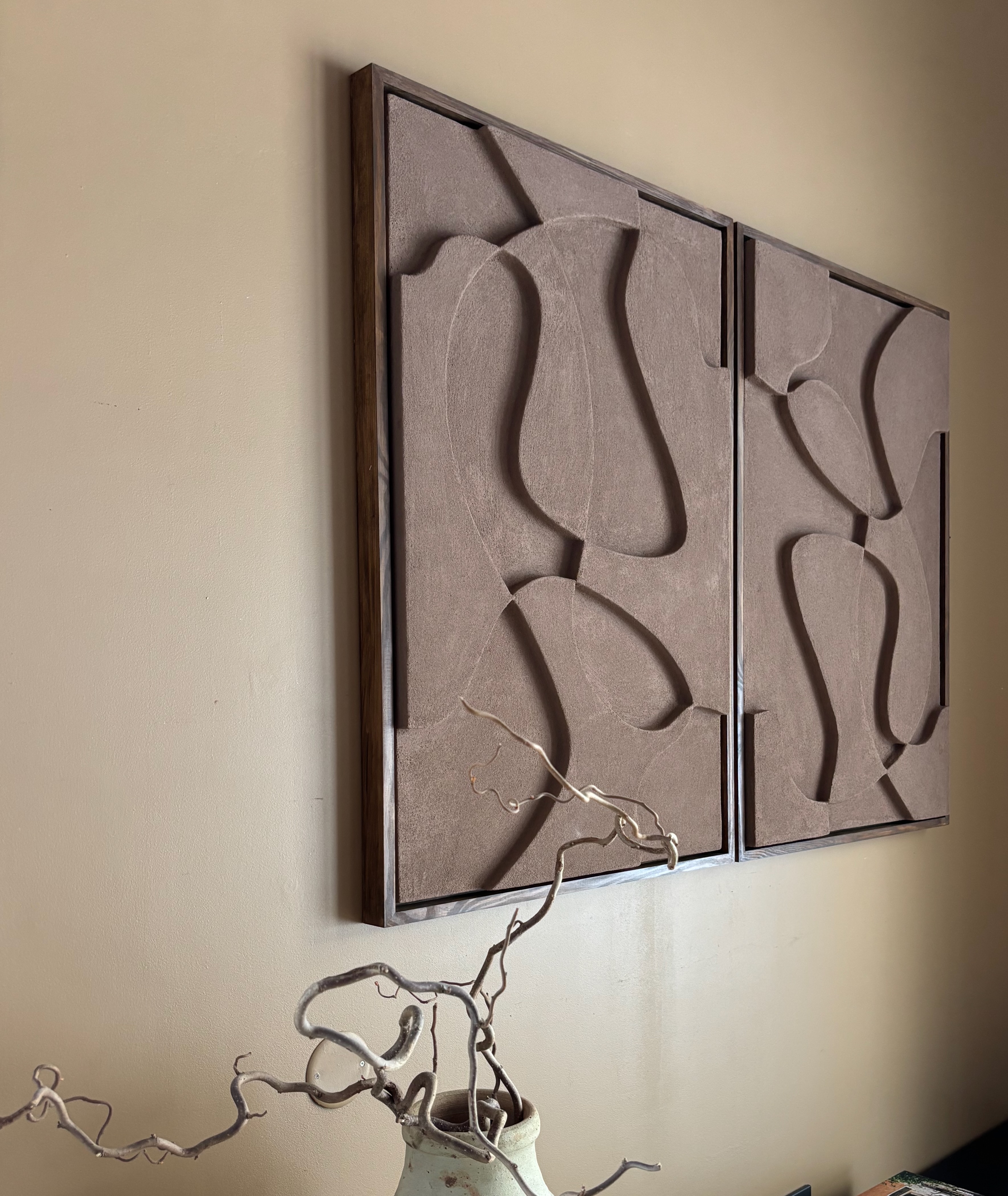 ENHANCED, DIPTYCH / MOCCA STONE