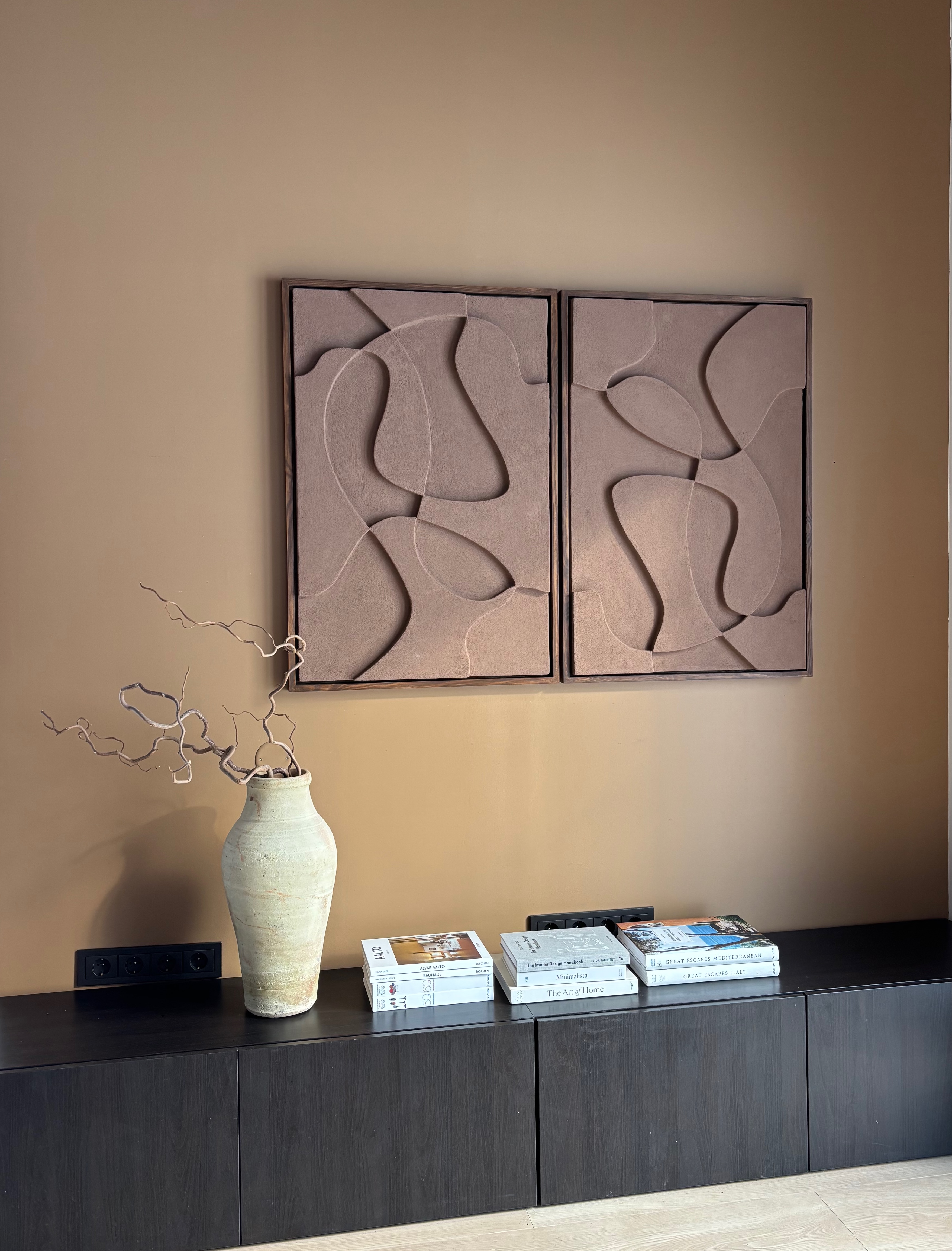 ENHANCED, DIPTYCH / MOCCA STONE