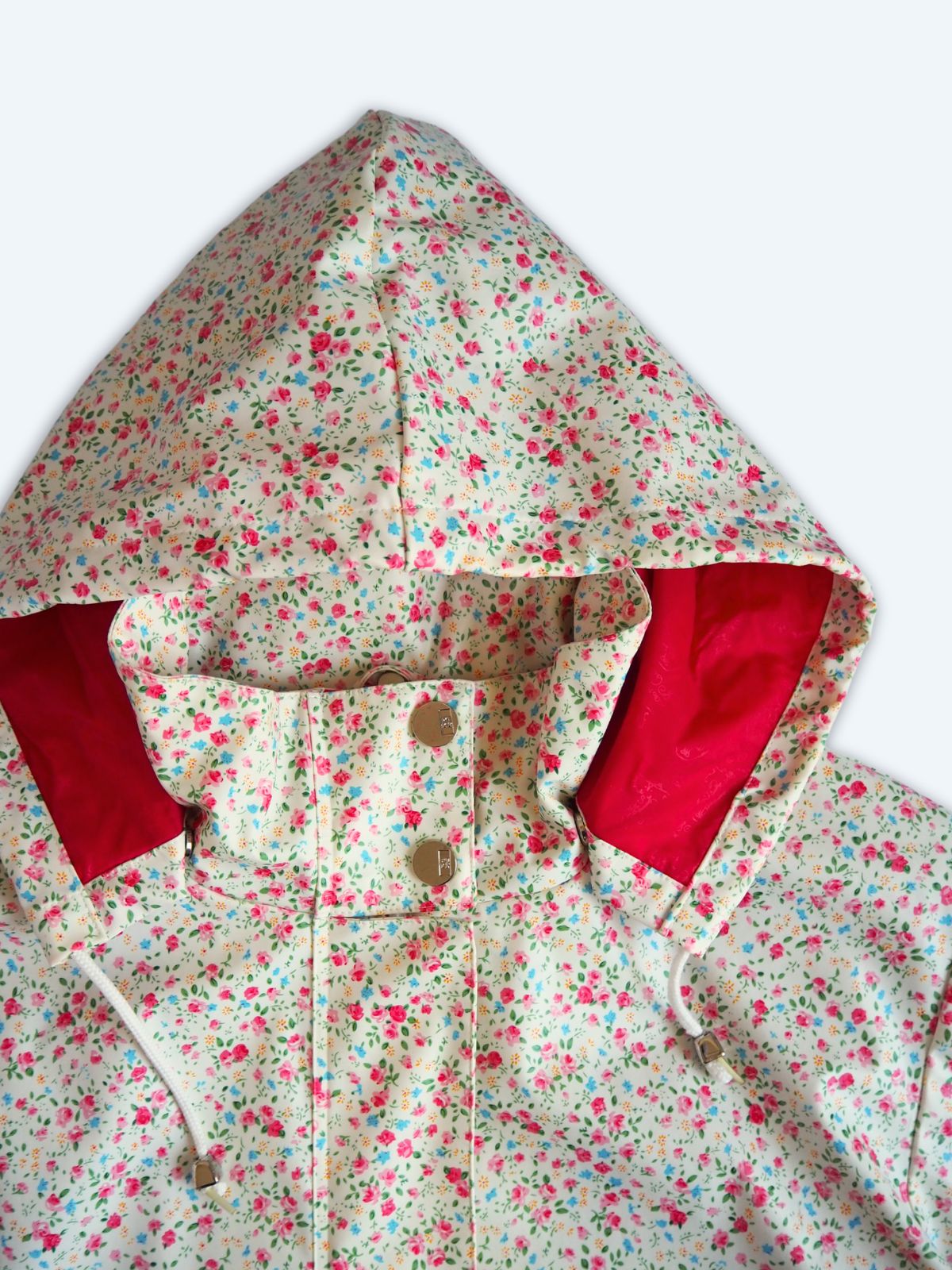 Kurtka przeciwdeszczowa w kwiaty Sos Jensen 