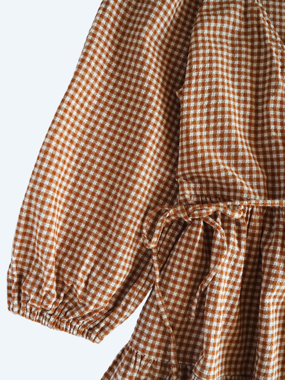 Sukienka w kratę Madewell Bawełna