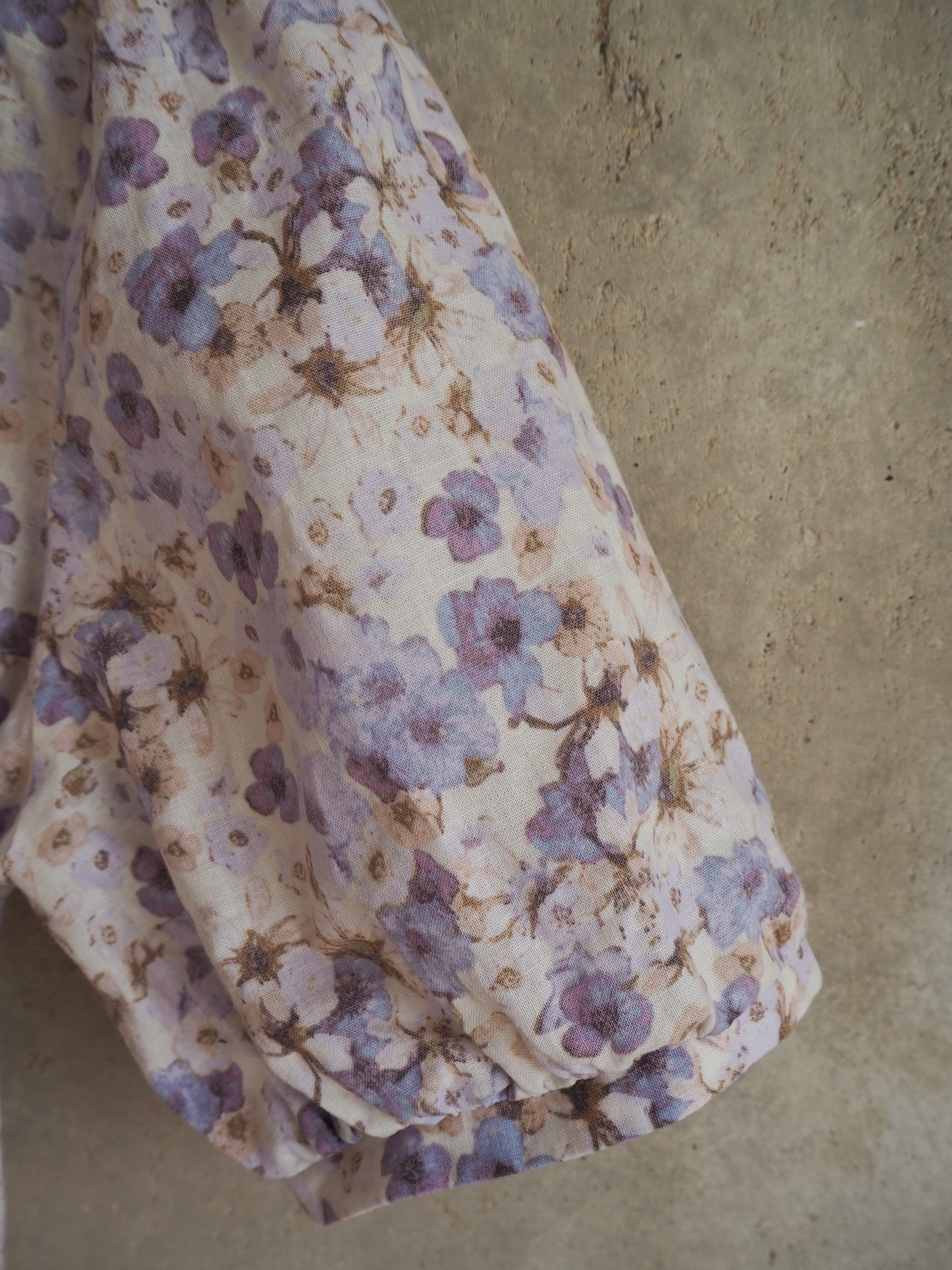 Top w kwiaty H&M Len Bawełna