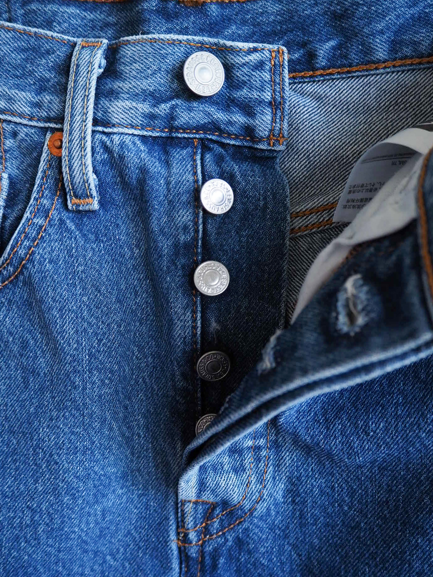 Dżinsowa spódnica Levi's Bawełna
