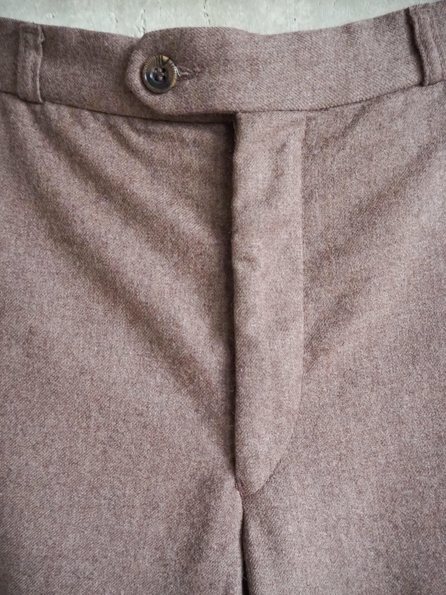 Eleganckie wełniane spodnie Vintage 100% Wełna