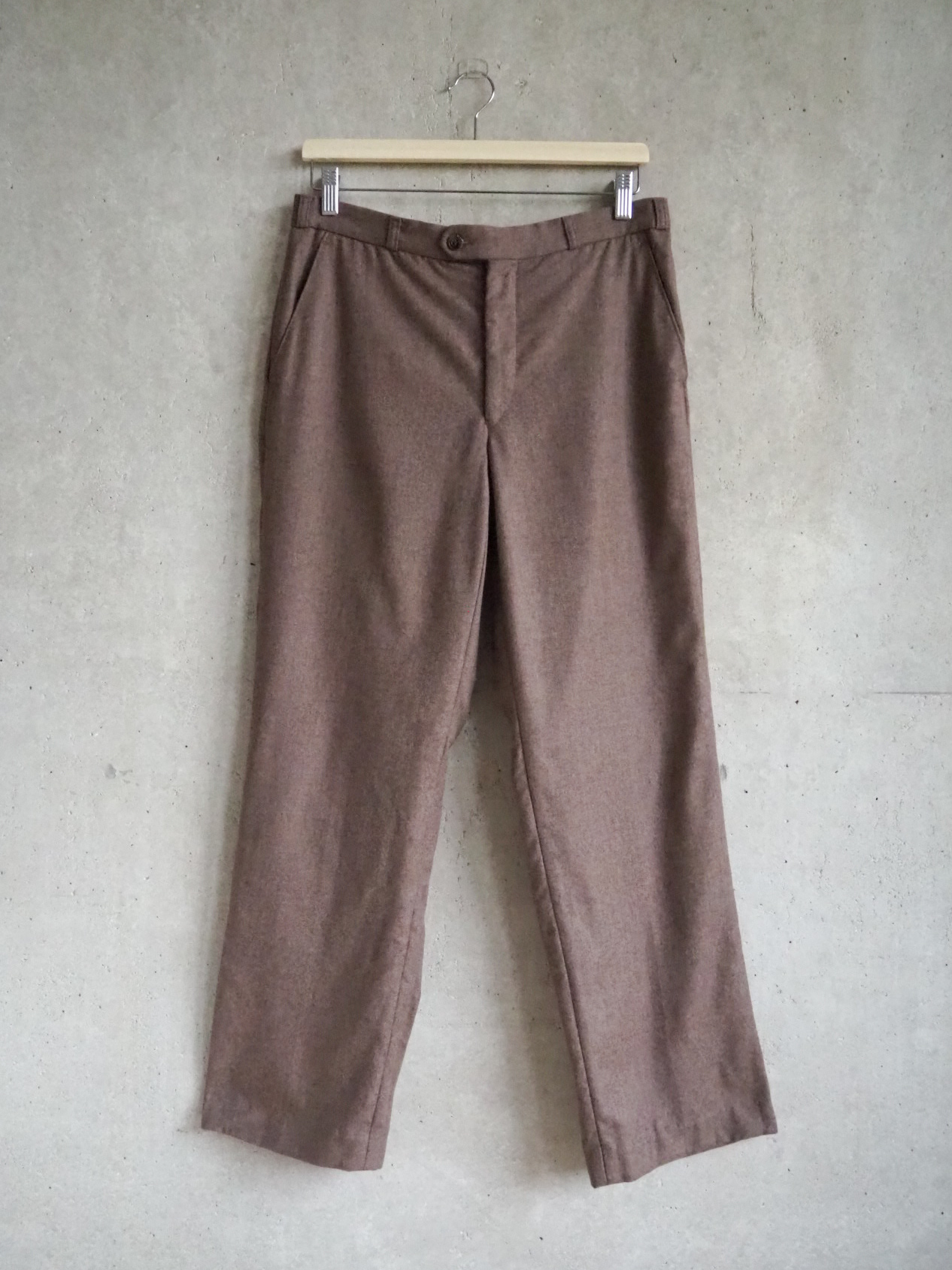 Eleganckie wełniane spodnie Vintage 100% Wełna