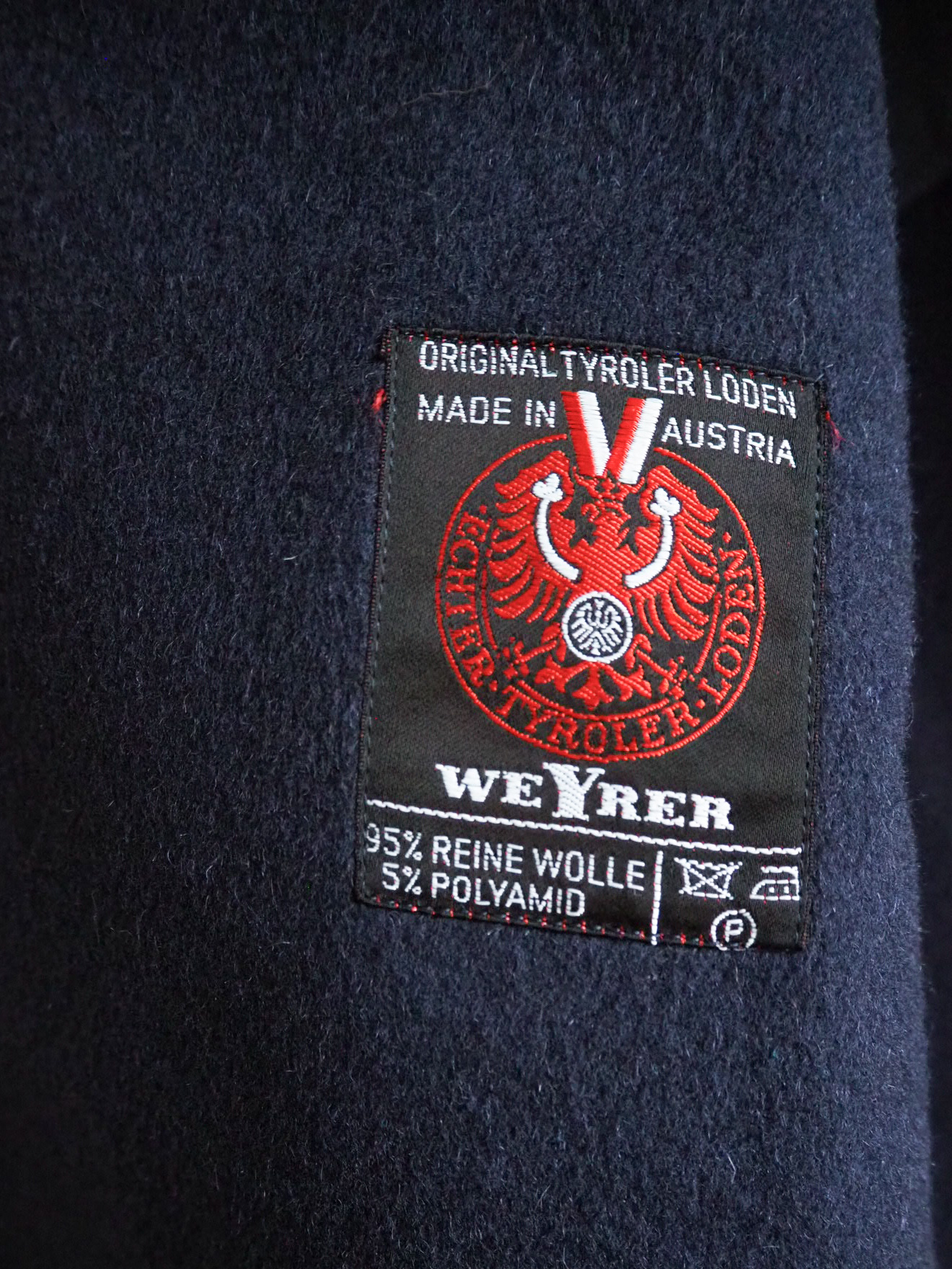 Płaszcz wełniany Vintage