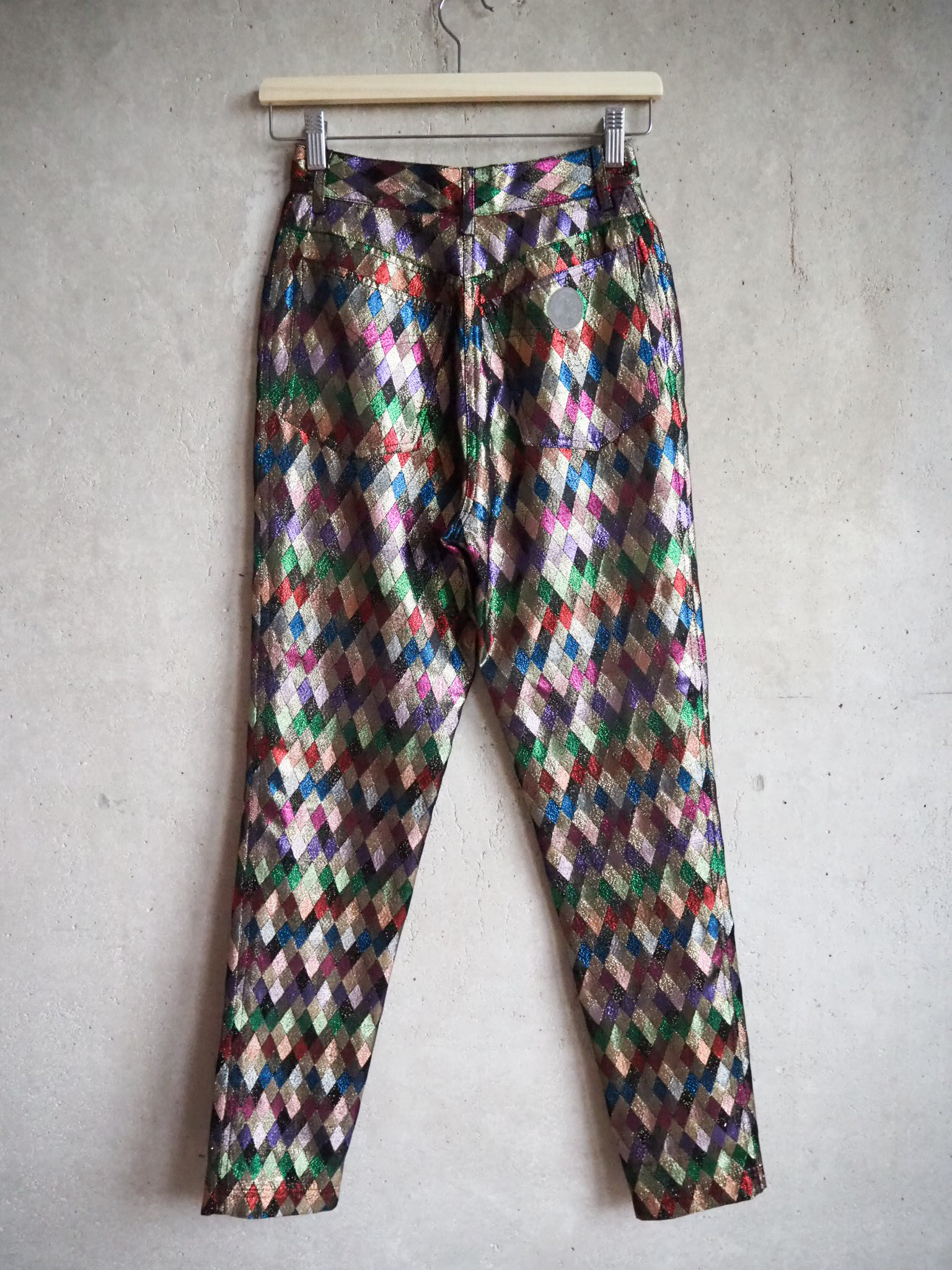 Lurexowe spodnie Vintage Moschino 