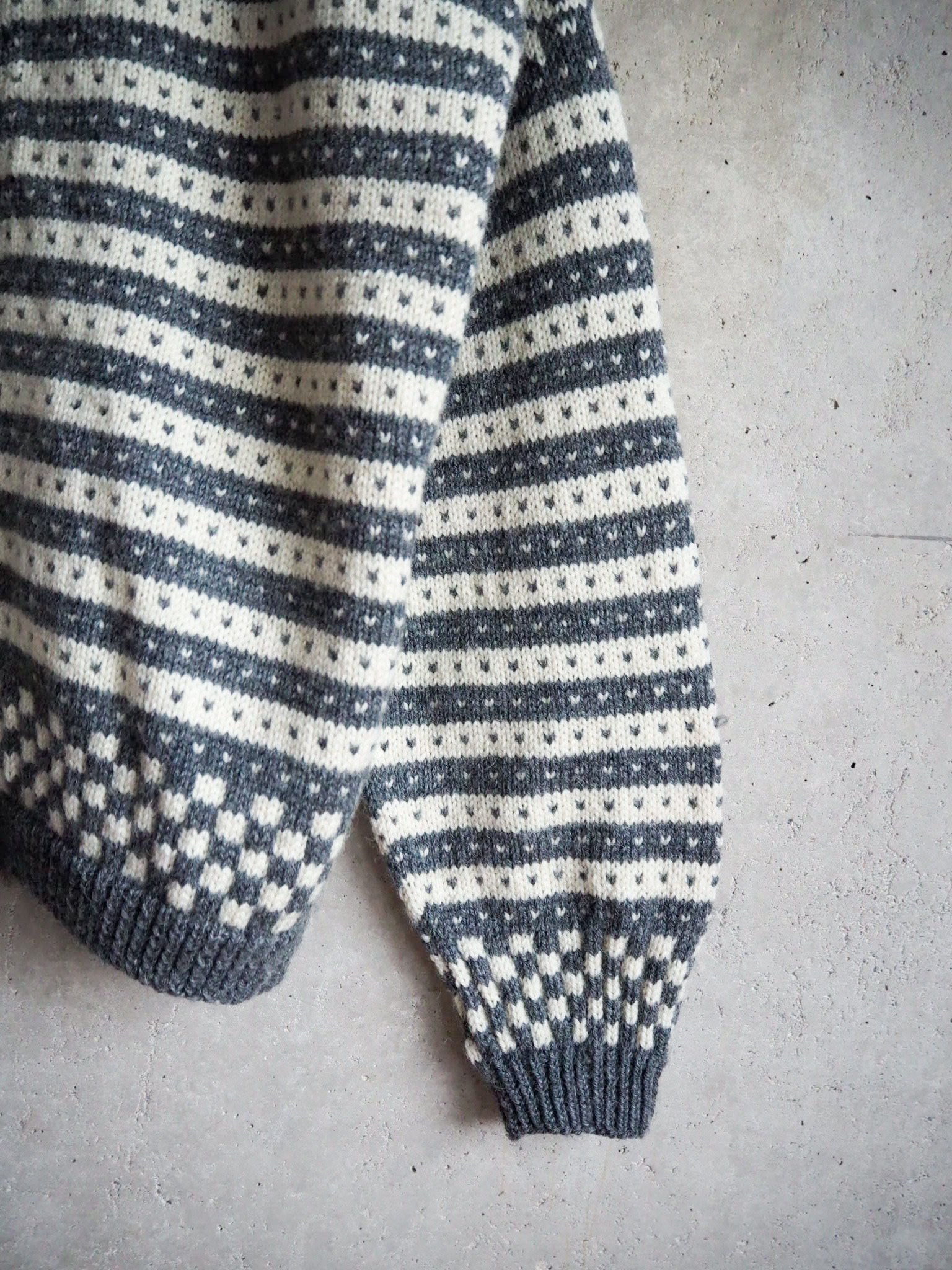 Norweski kardigan Wełna