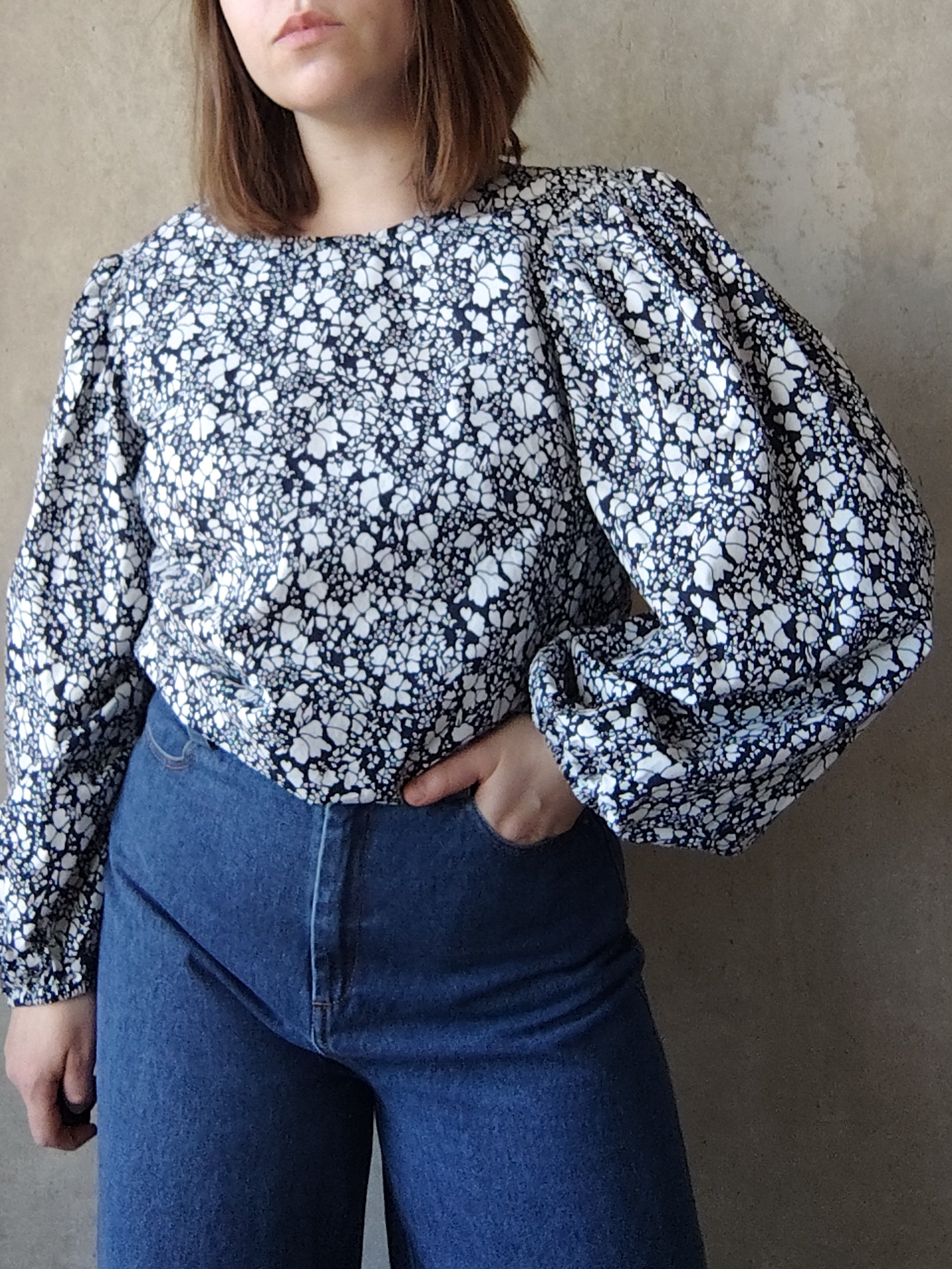 Bluzka w kwiaty H&M
