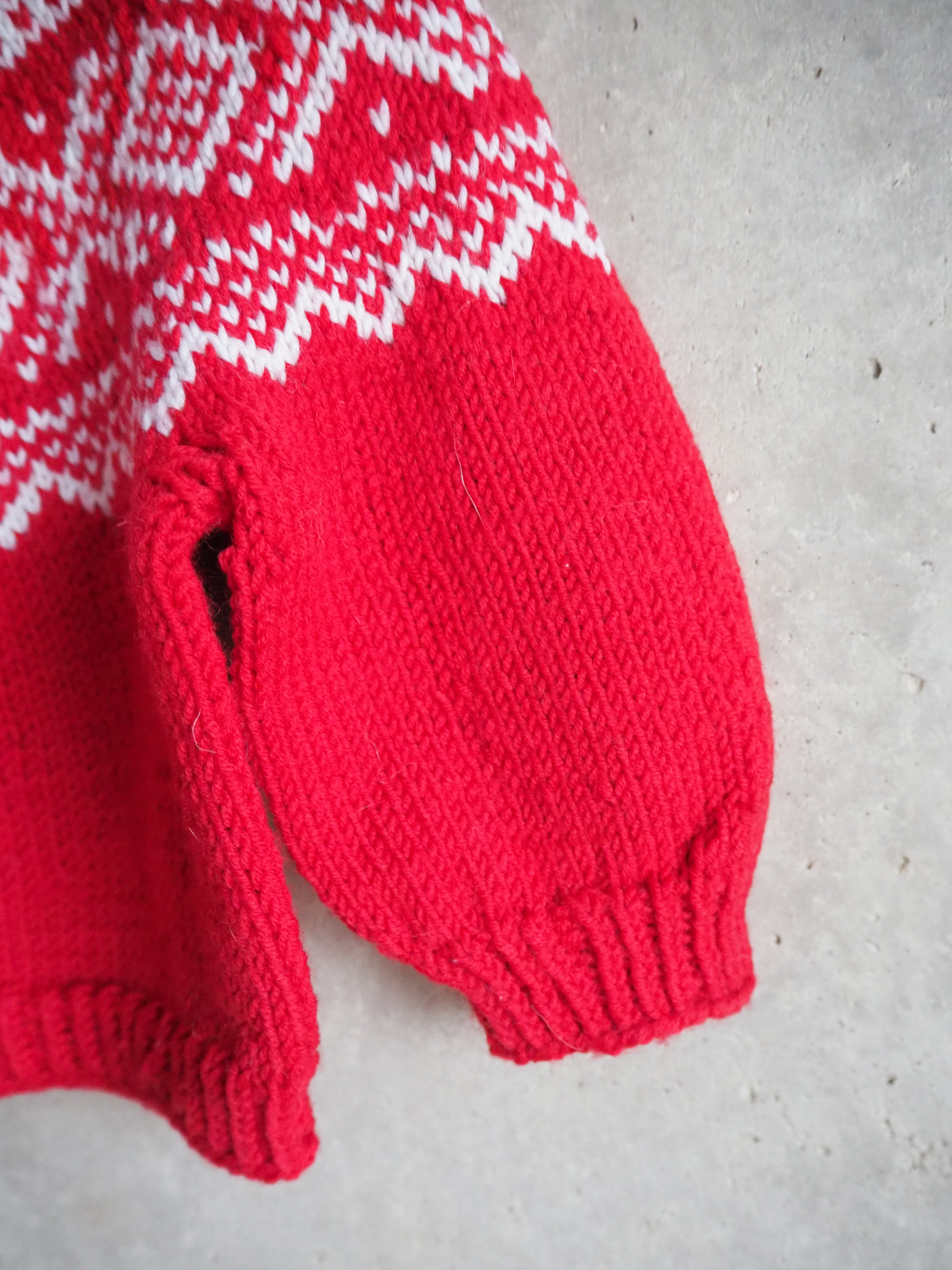 Sweter norweski Wełna