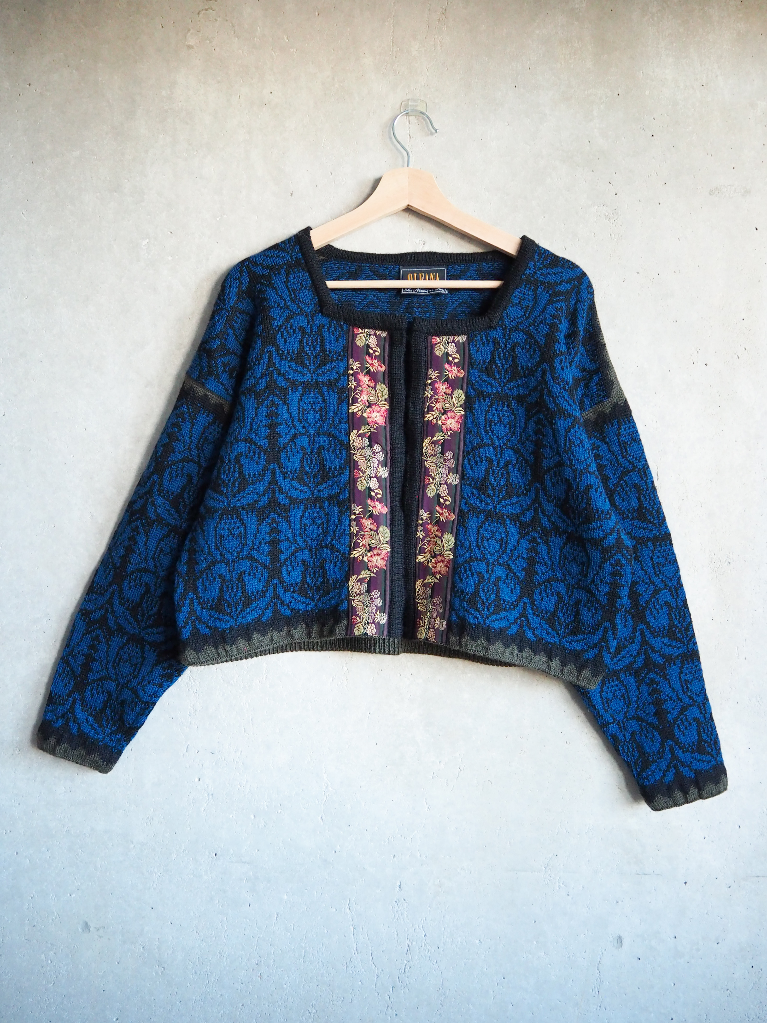 Sweter Vintage Oleana Wełna