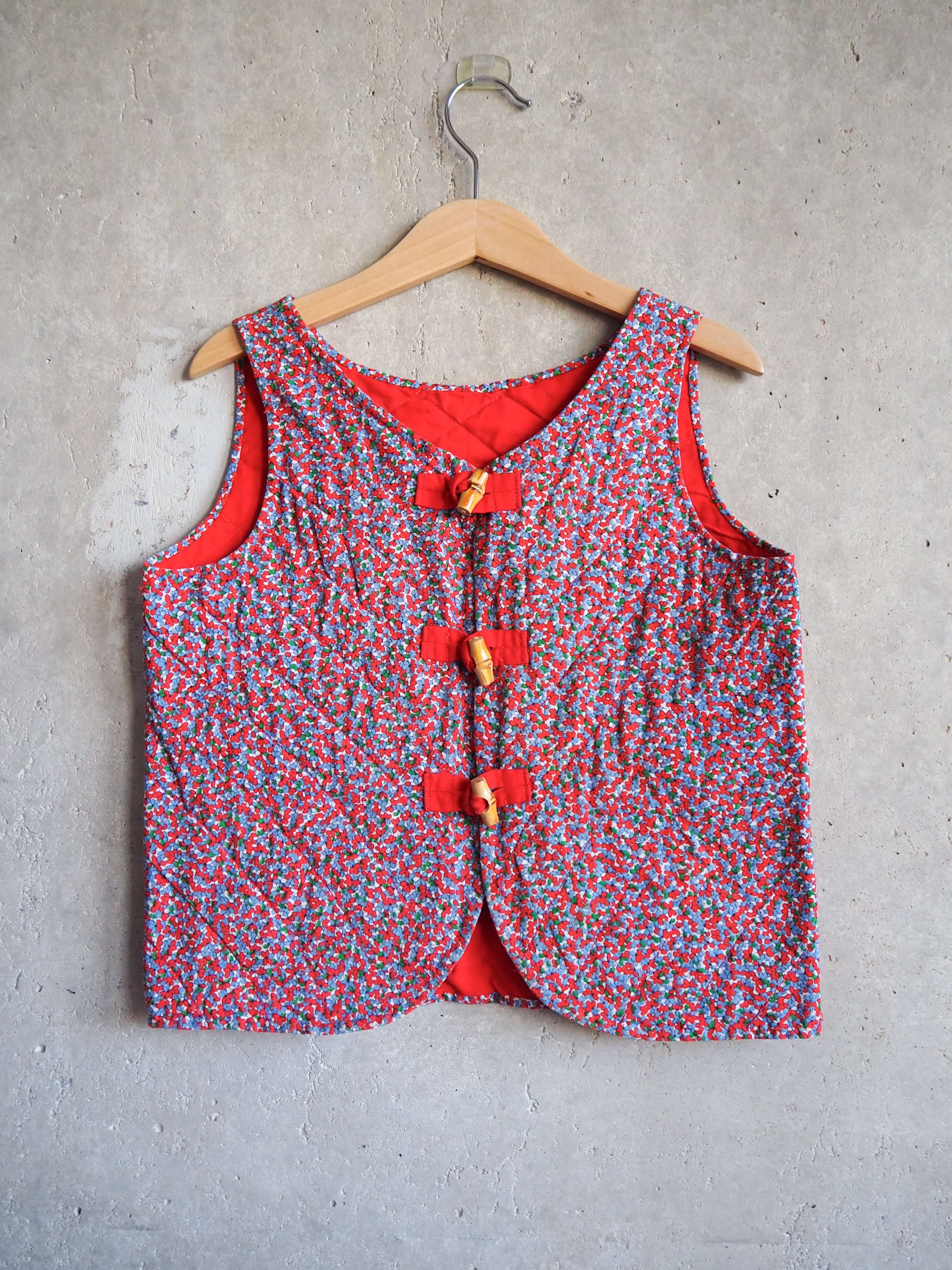 Kamizelka w kwiaty Bawełna 