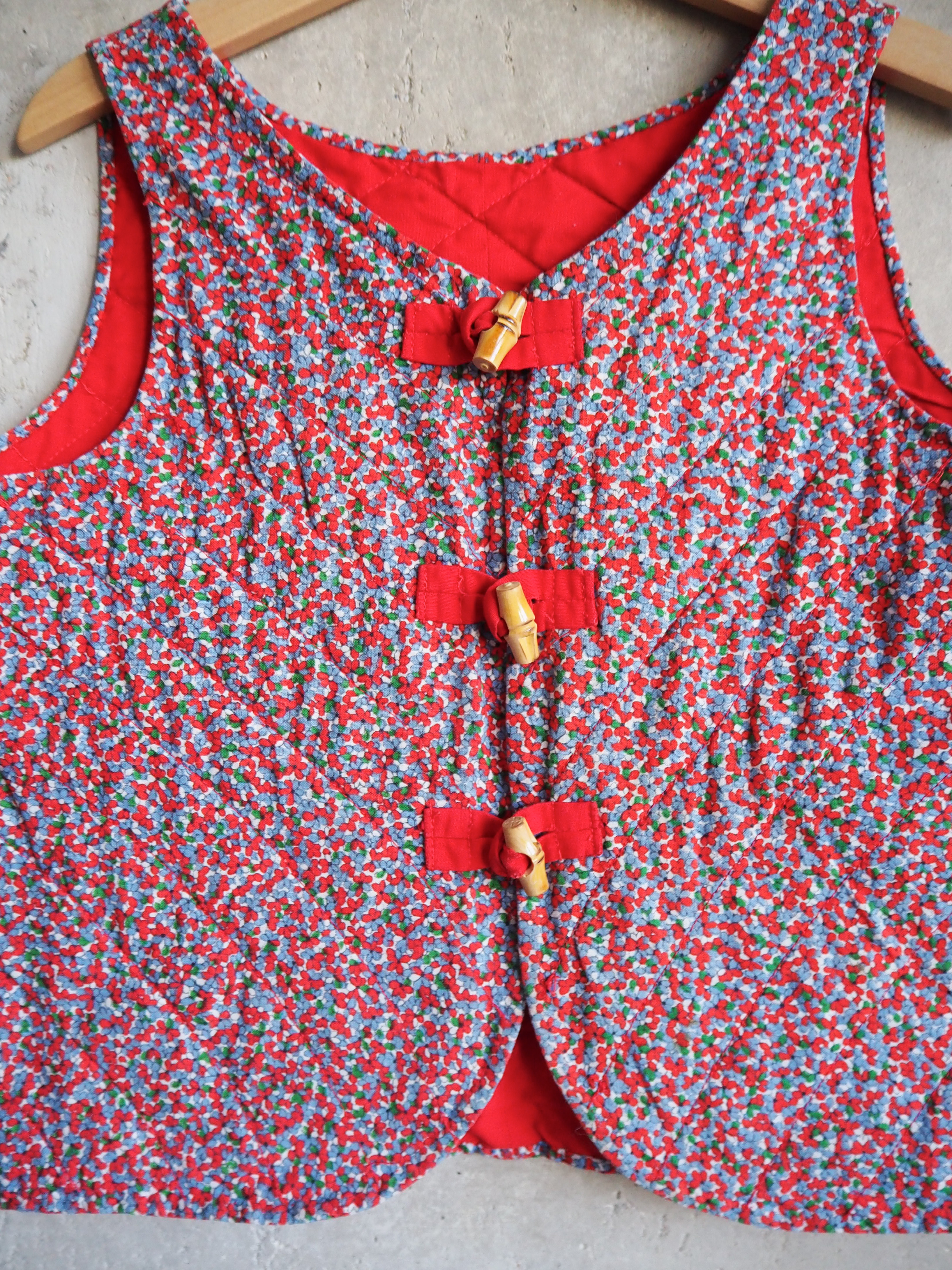 Kamizelka w kwiaty Bawełna 