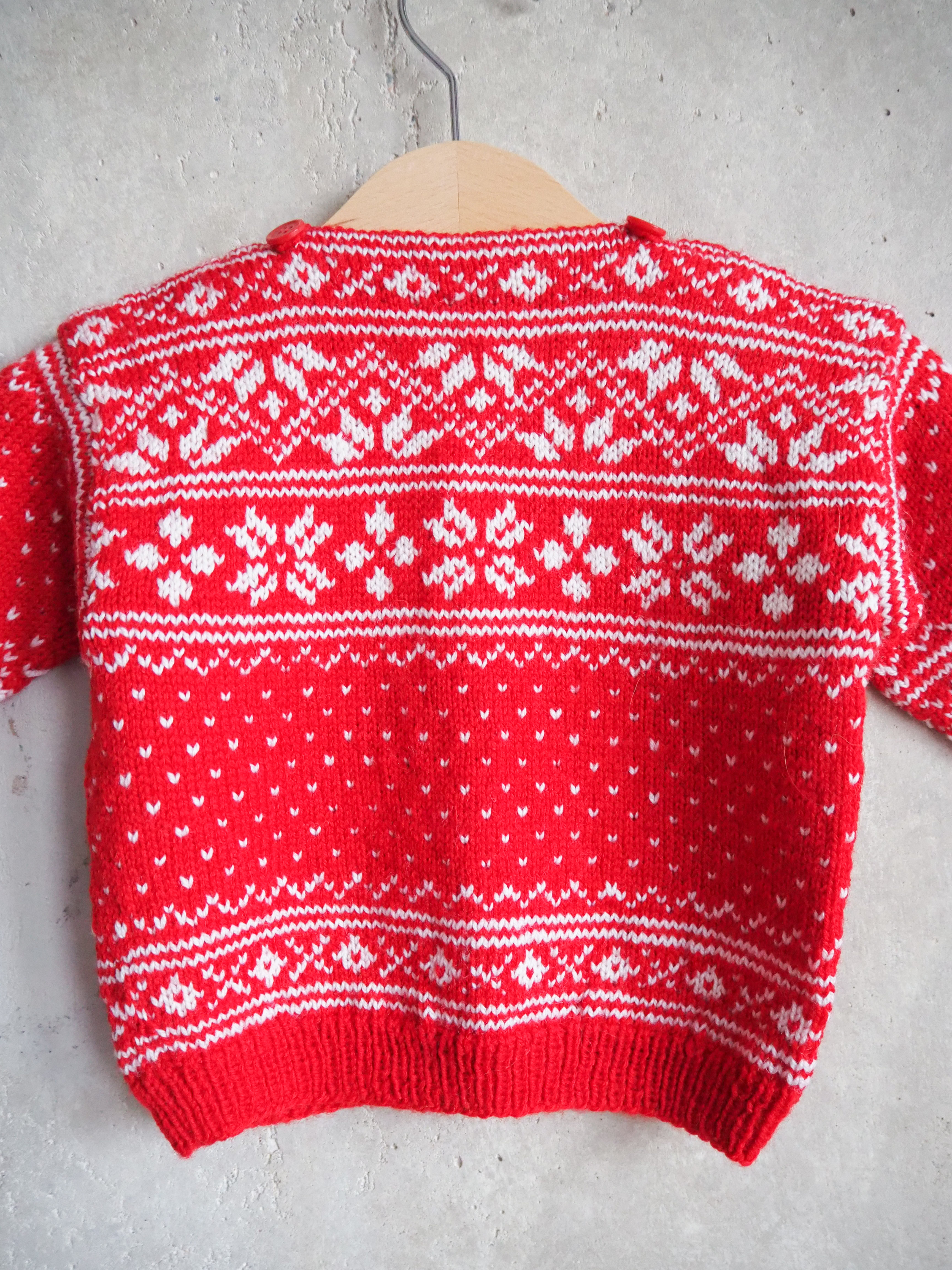 Sweter norweski Wełna