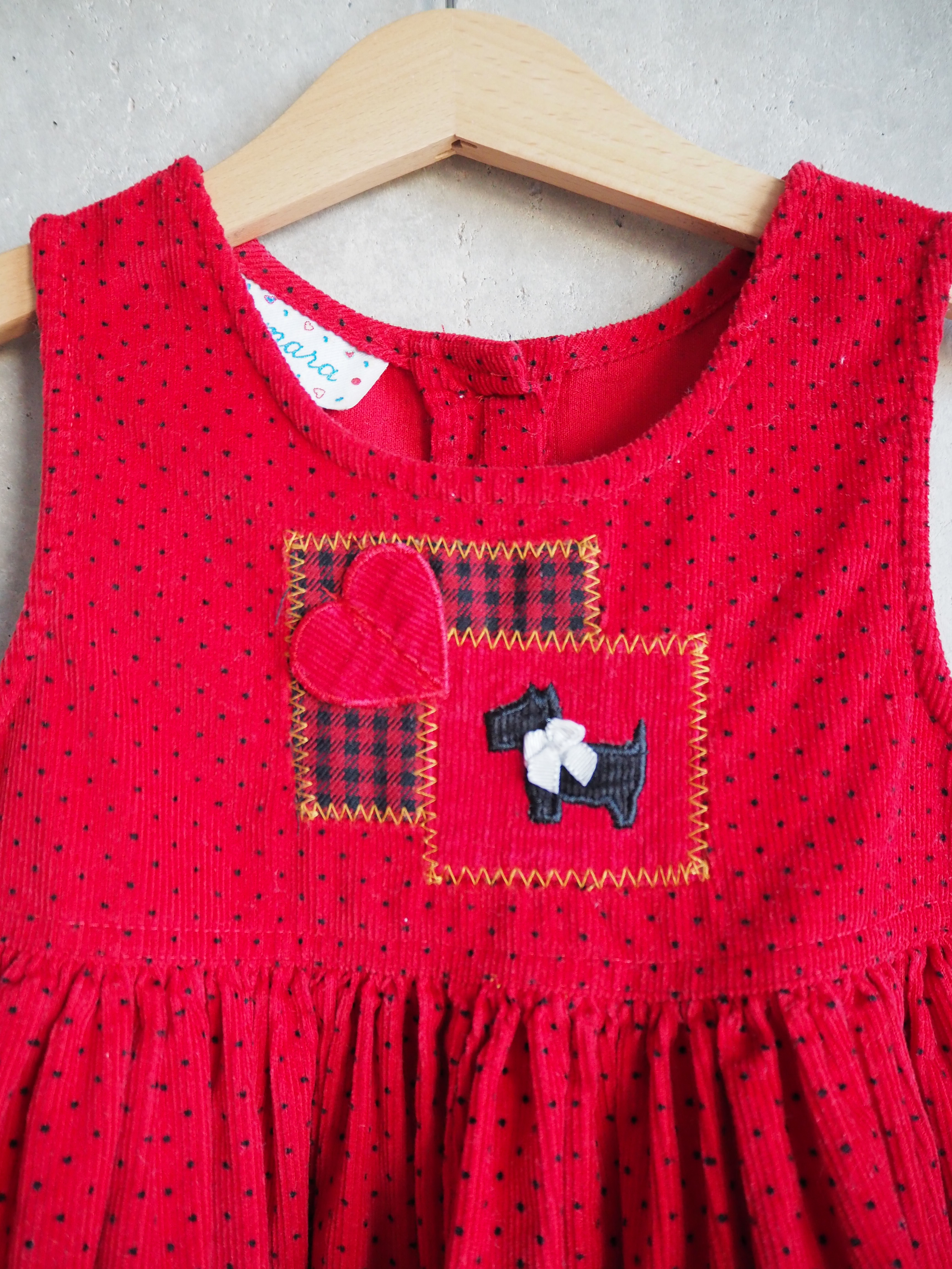 Sukienka w pieski Vintage