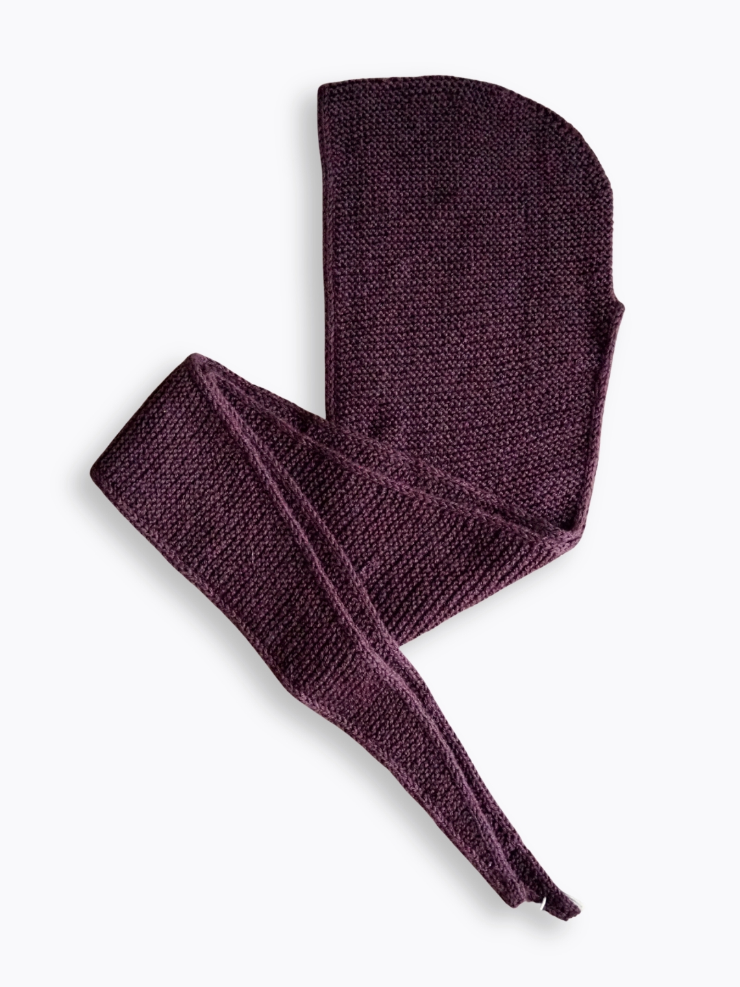 Szalik z kapturem Wełna