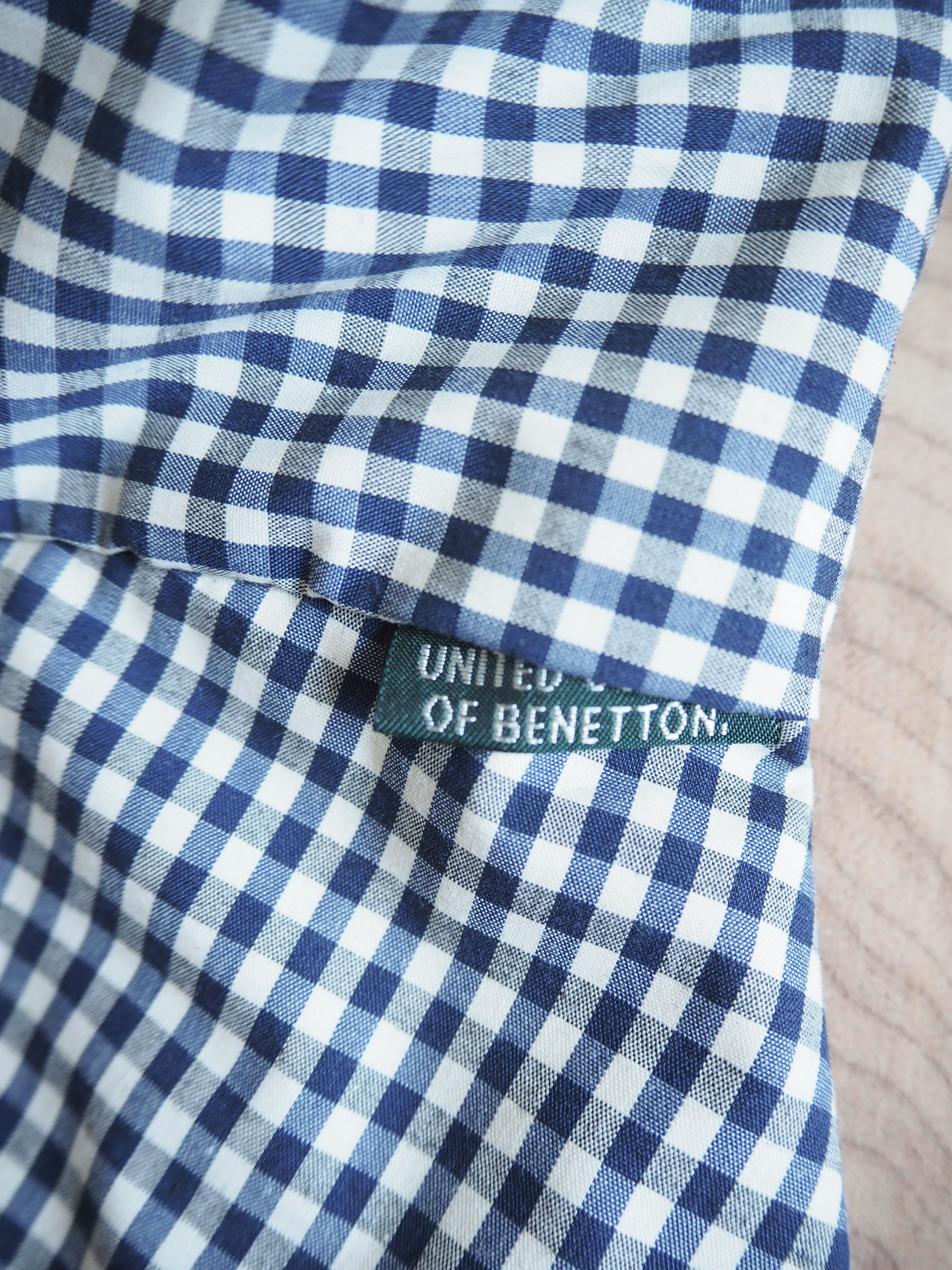 Kapelusz w kratkę Benetton