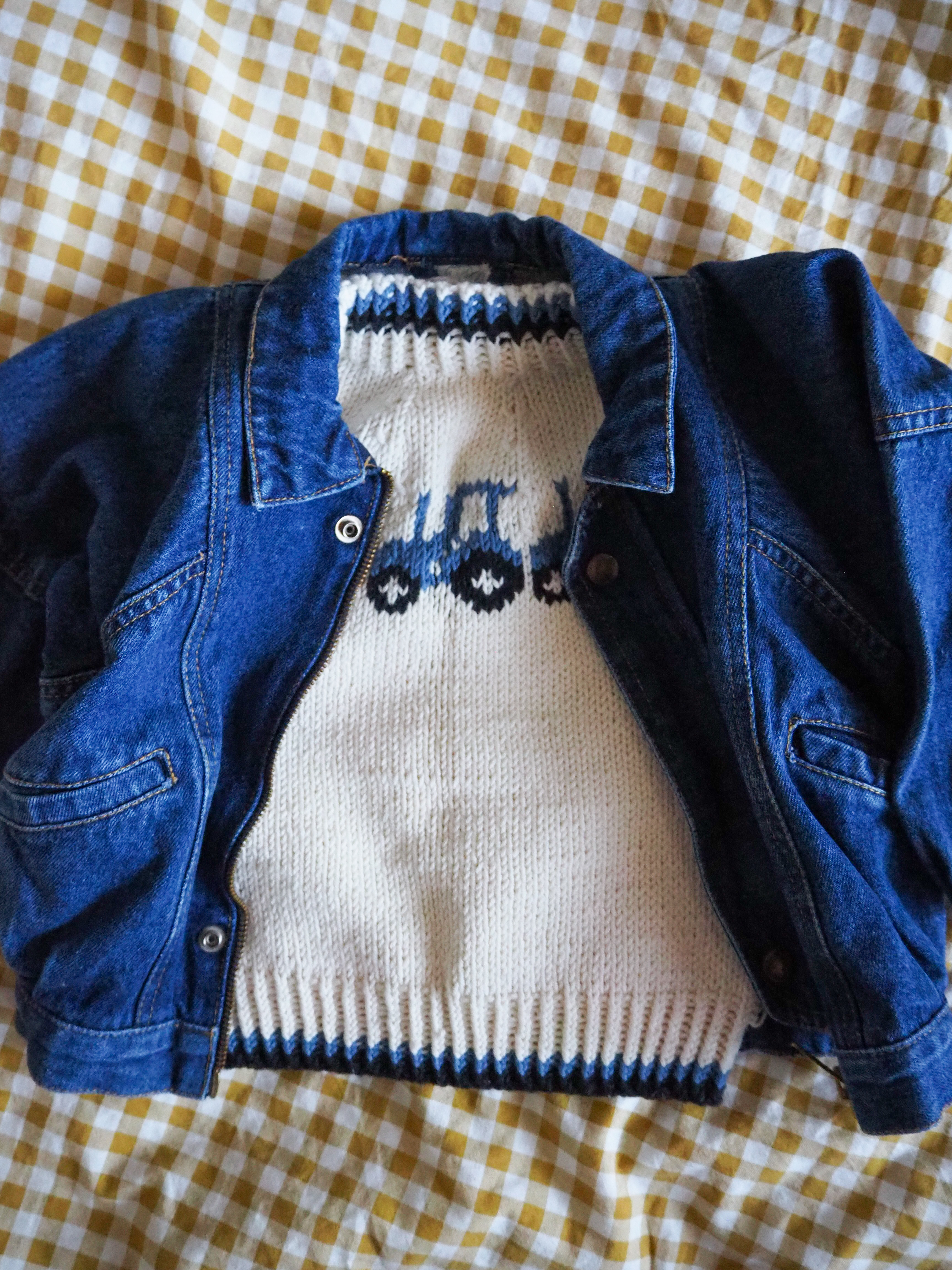 Kurtka z denimu Vintage