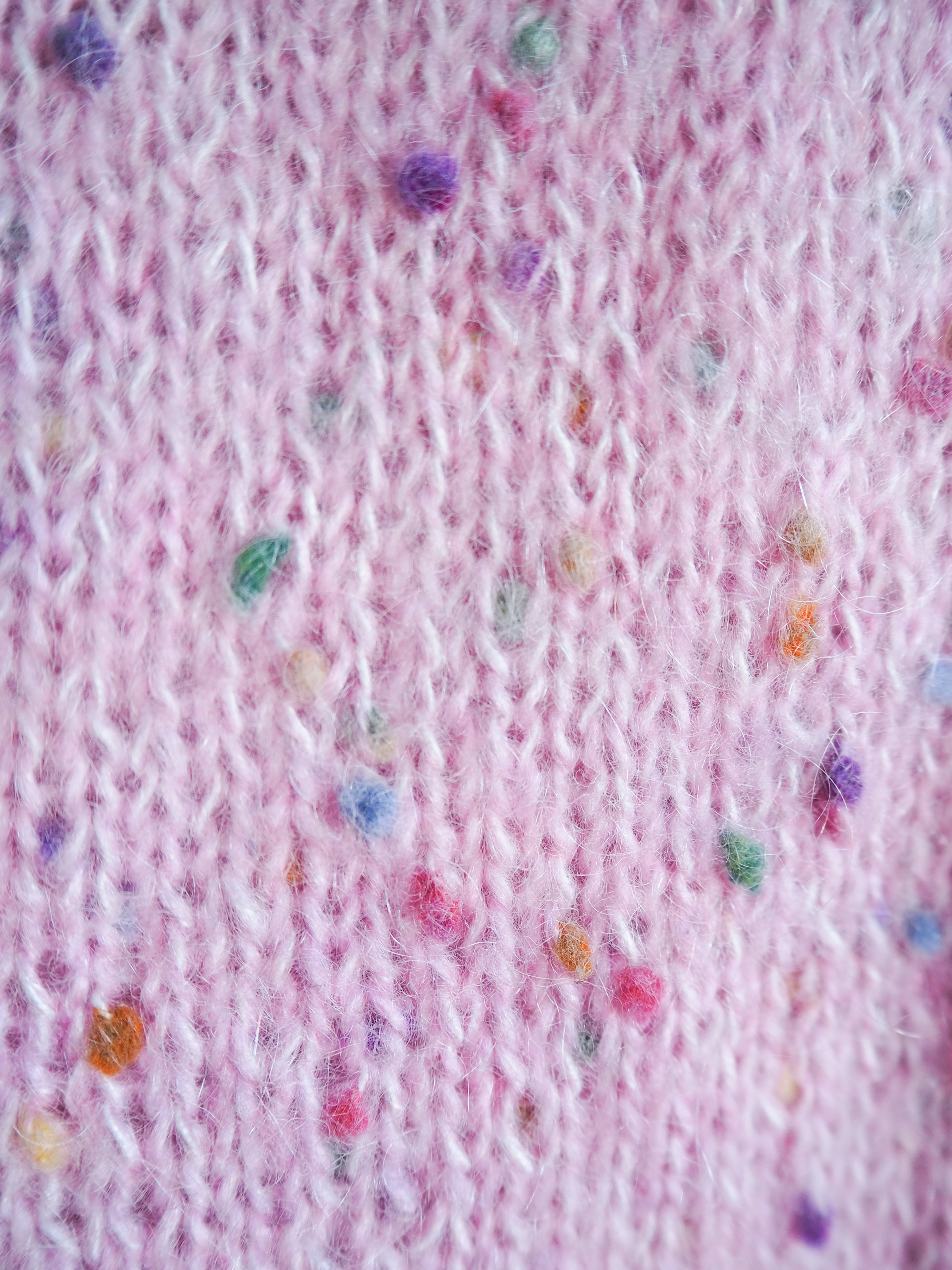 Sweter konfetti Wełna Moher