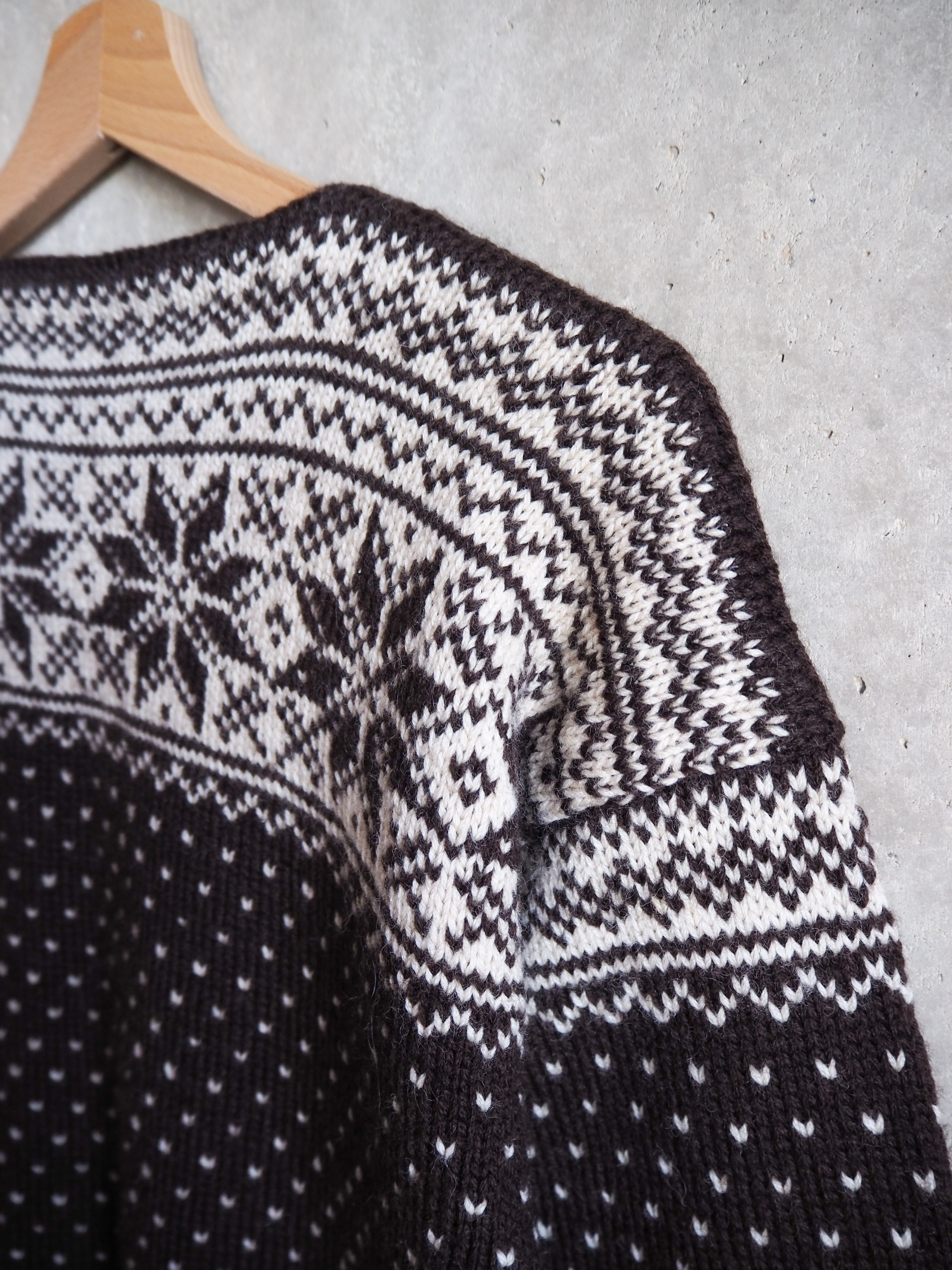 Norweski sweter Wełna