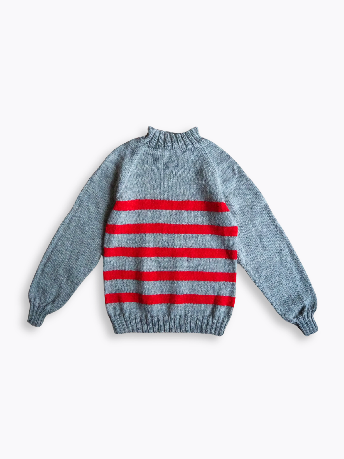 Sweter w paski Wełna