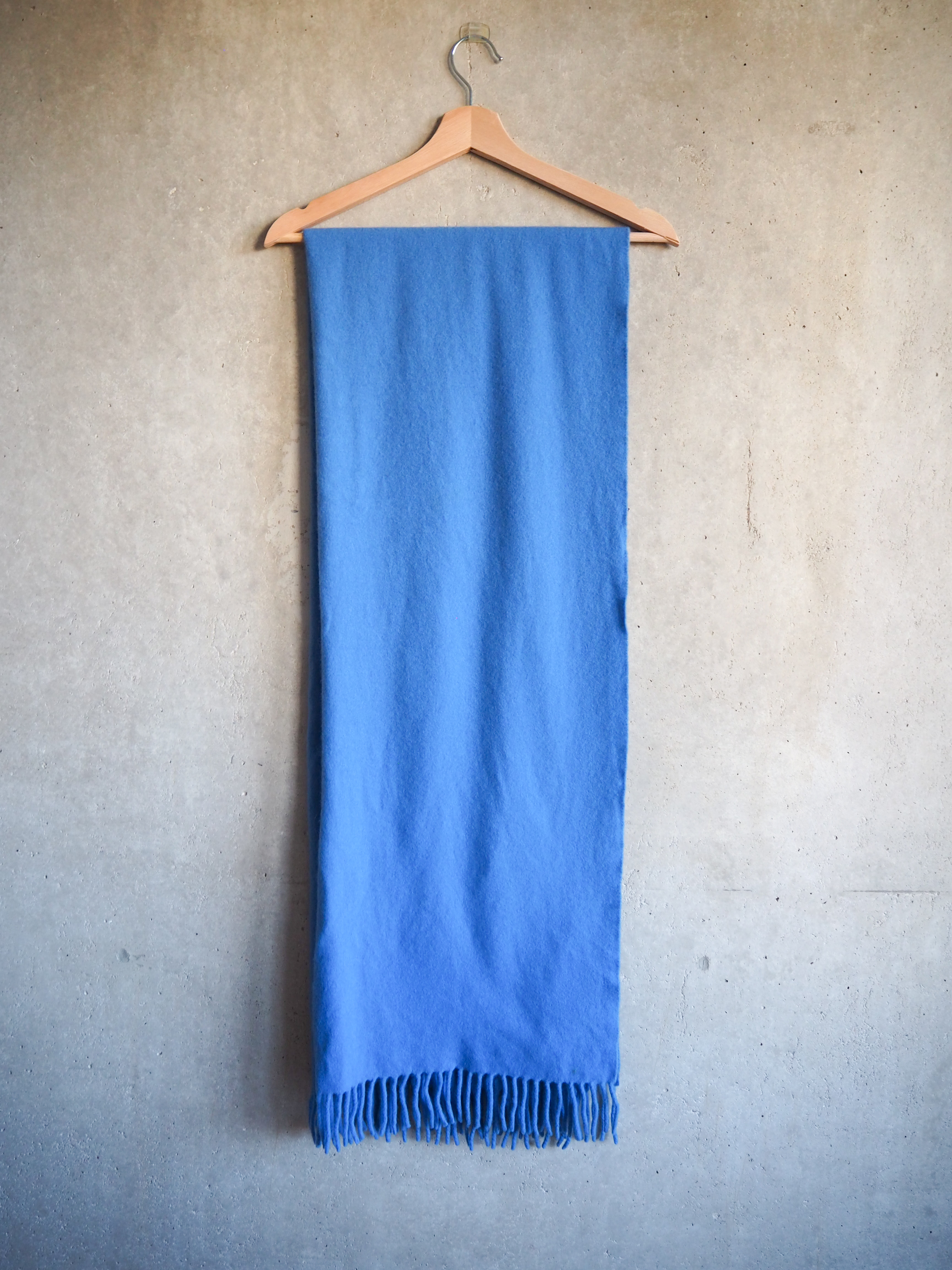 Niebieski szalik Wełna