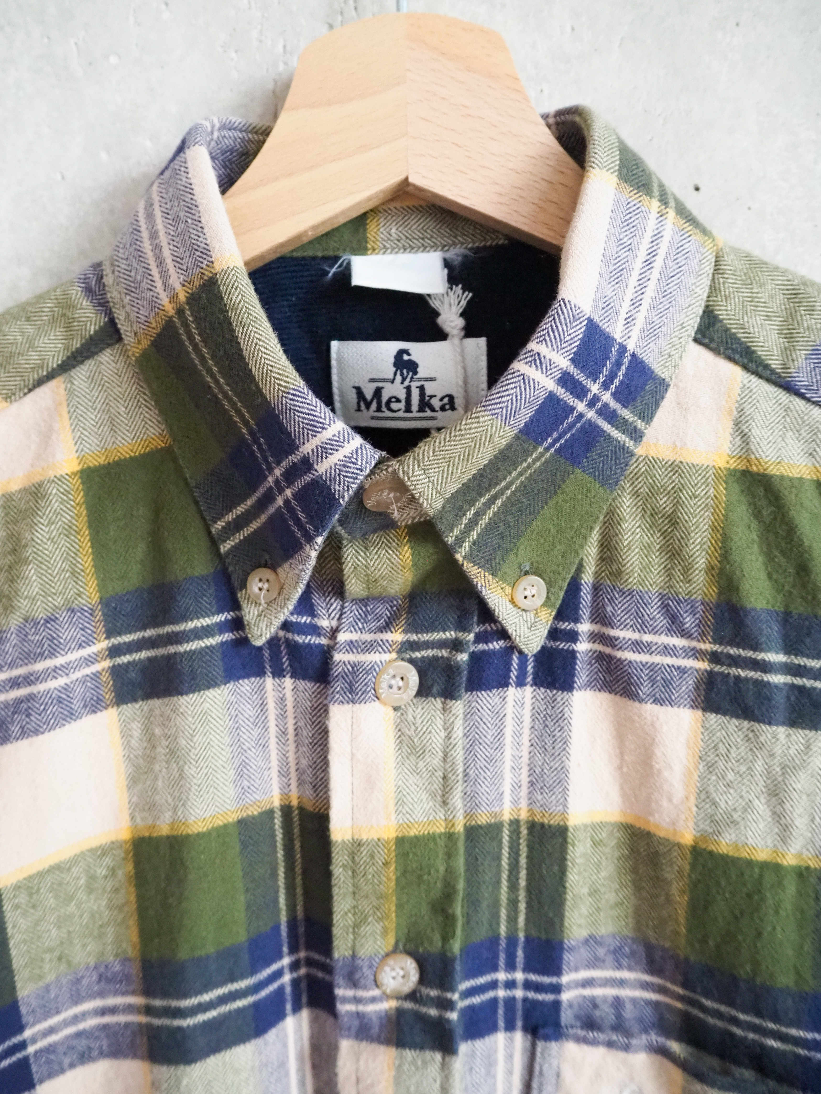 Koszula w kratę Vintage Melka