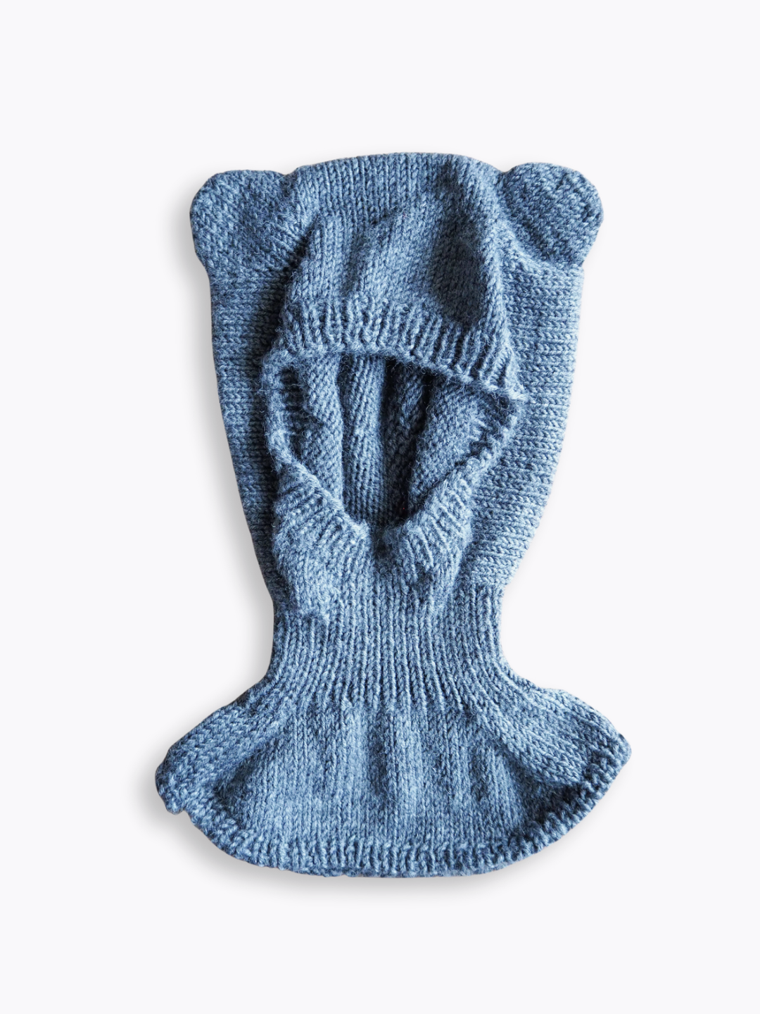 Kapturek z uszkami Wełna 