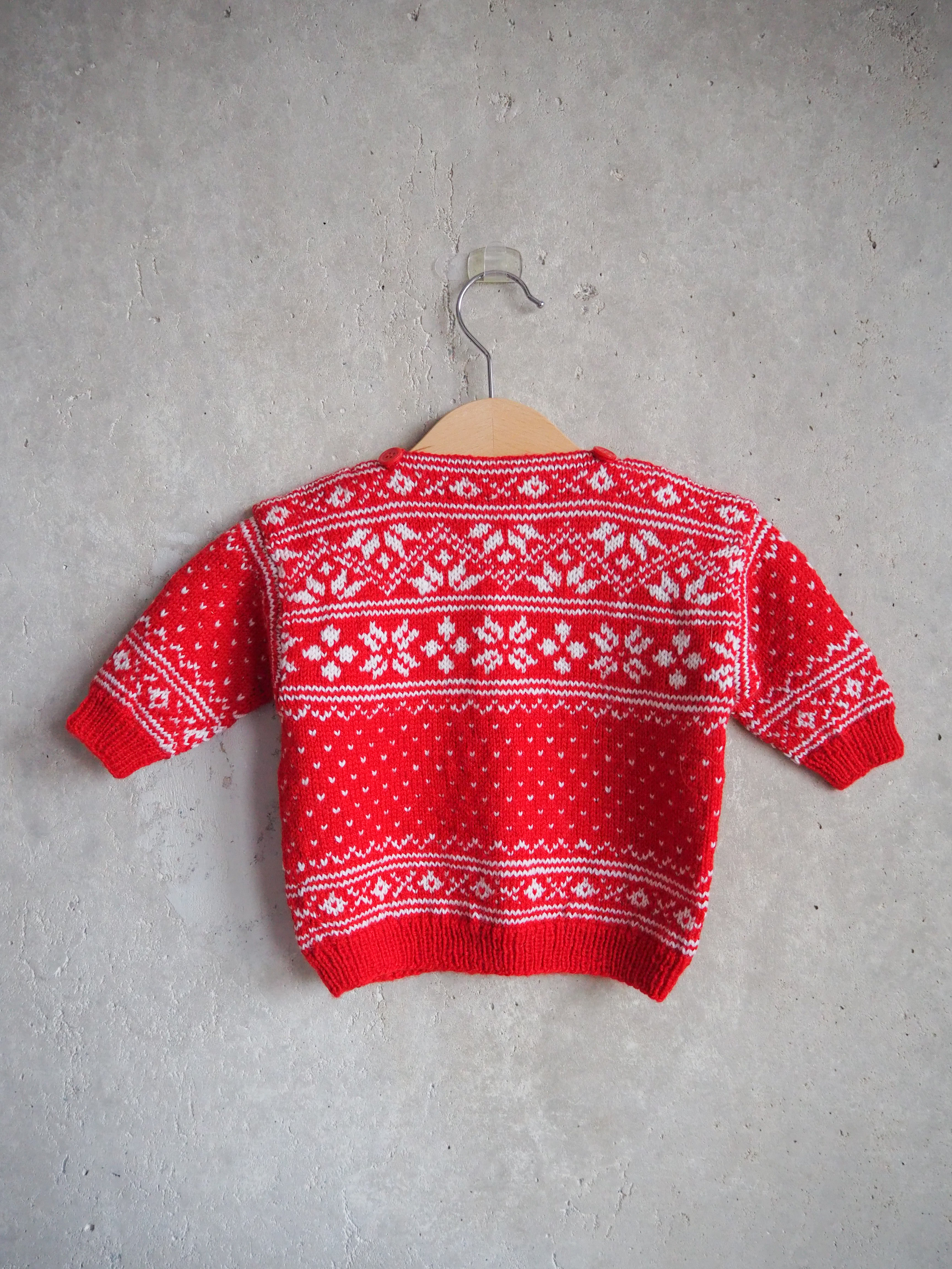 Sweter norweski Wełna