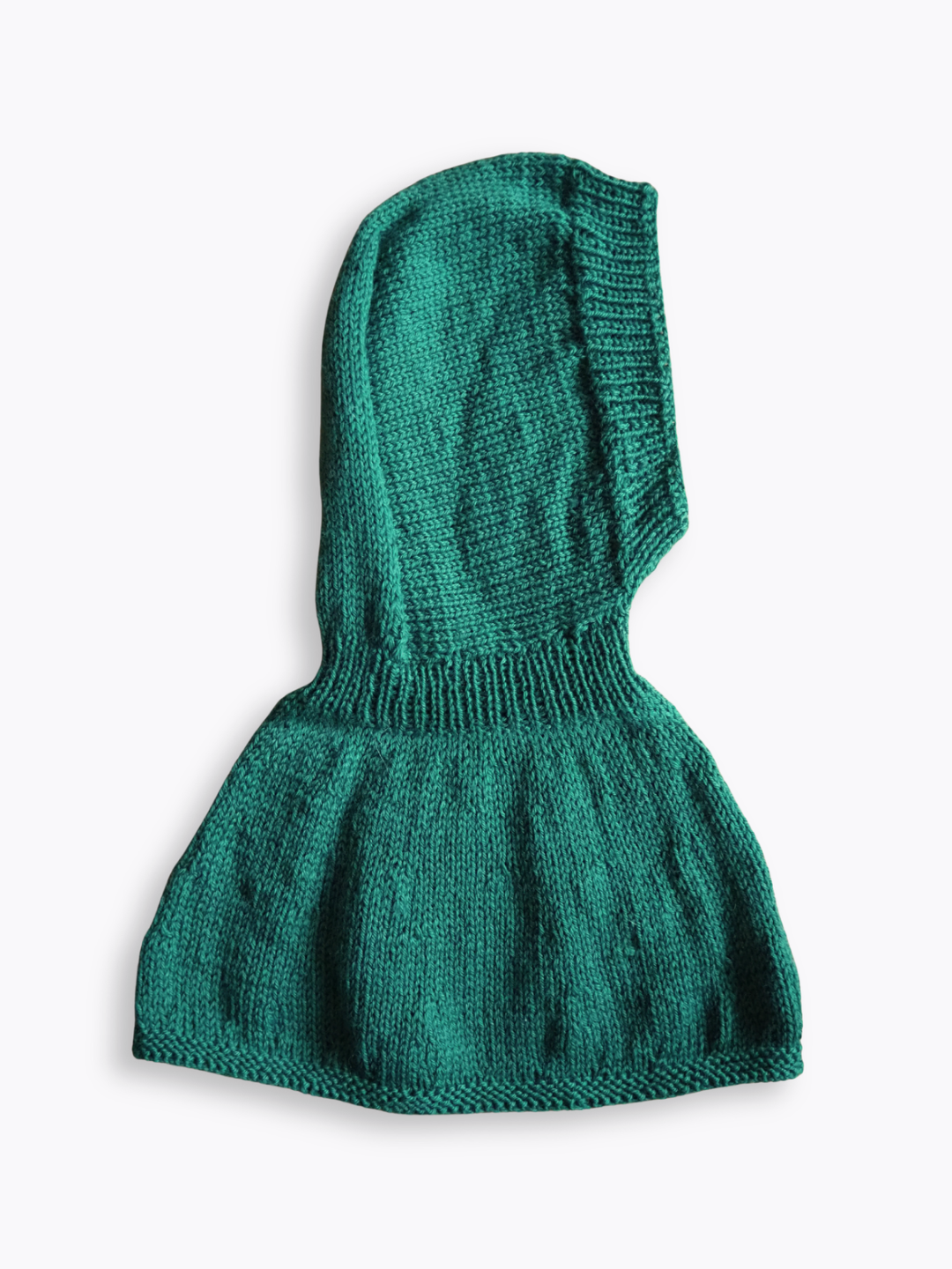 Zielony kapturek Wełna