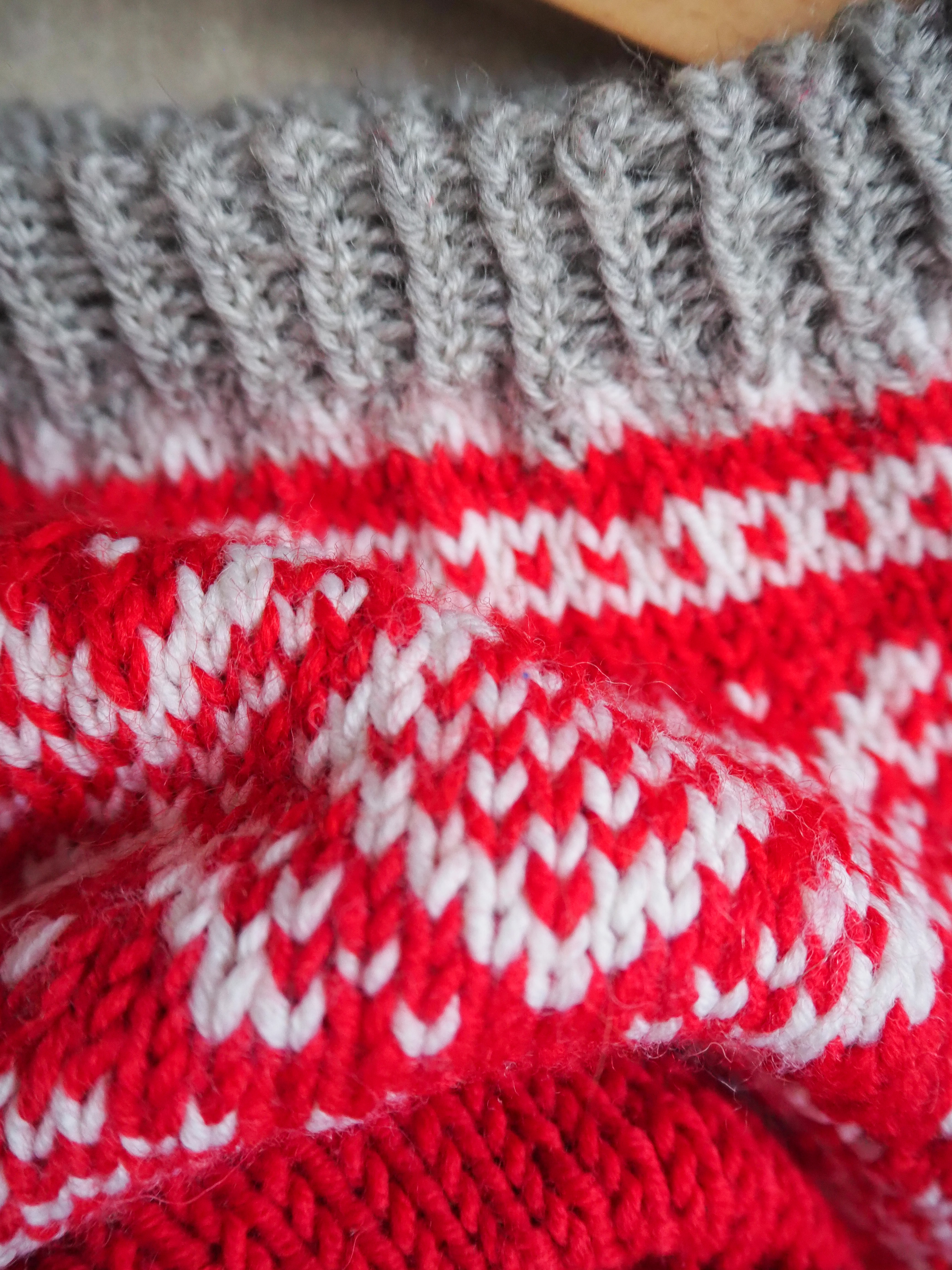 Sweter norweski Wełna