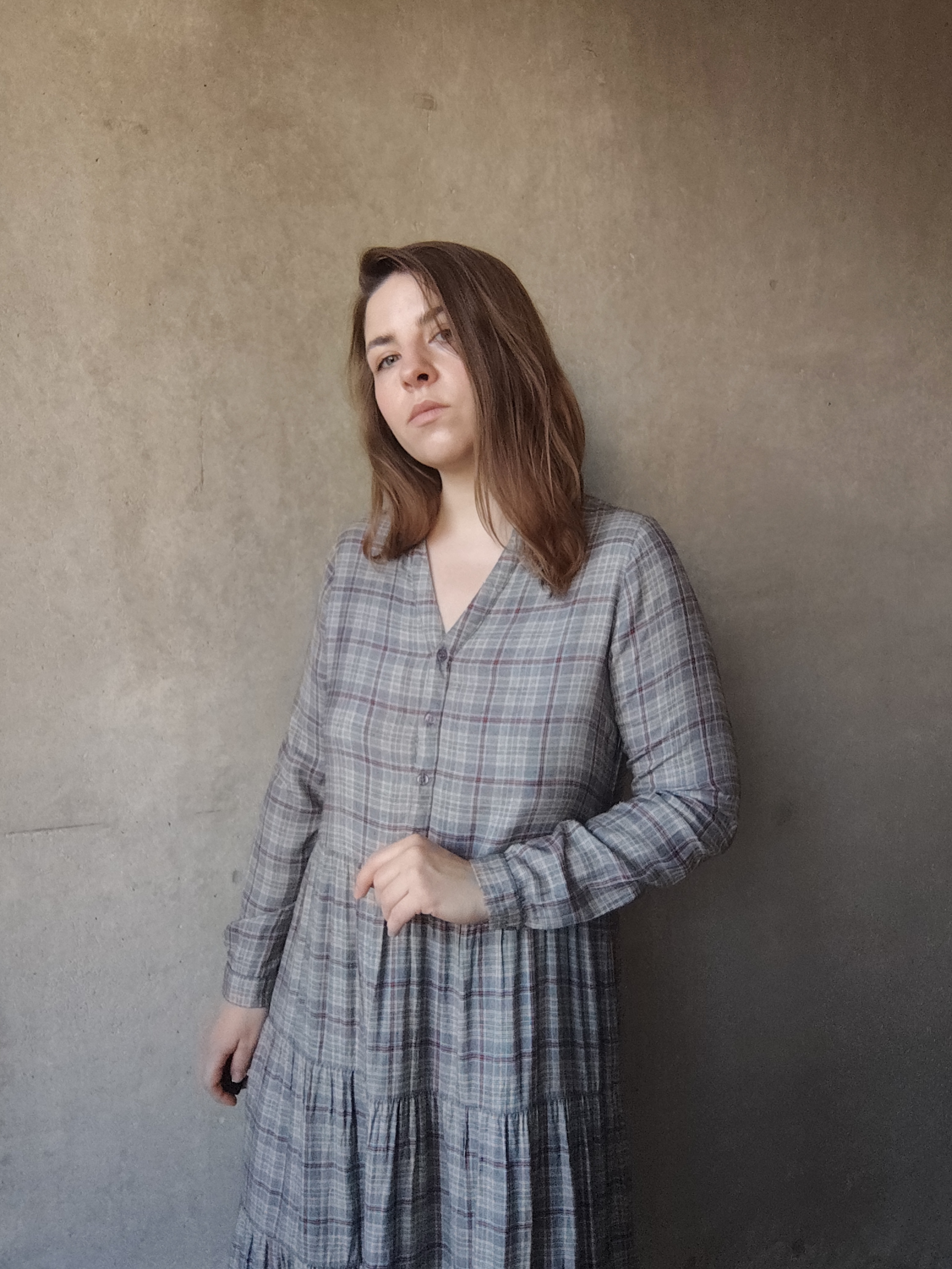 Sukienka w kratkę Saint Tropez