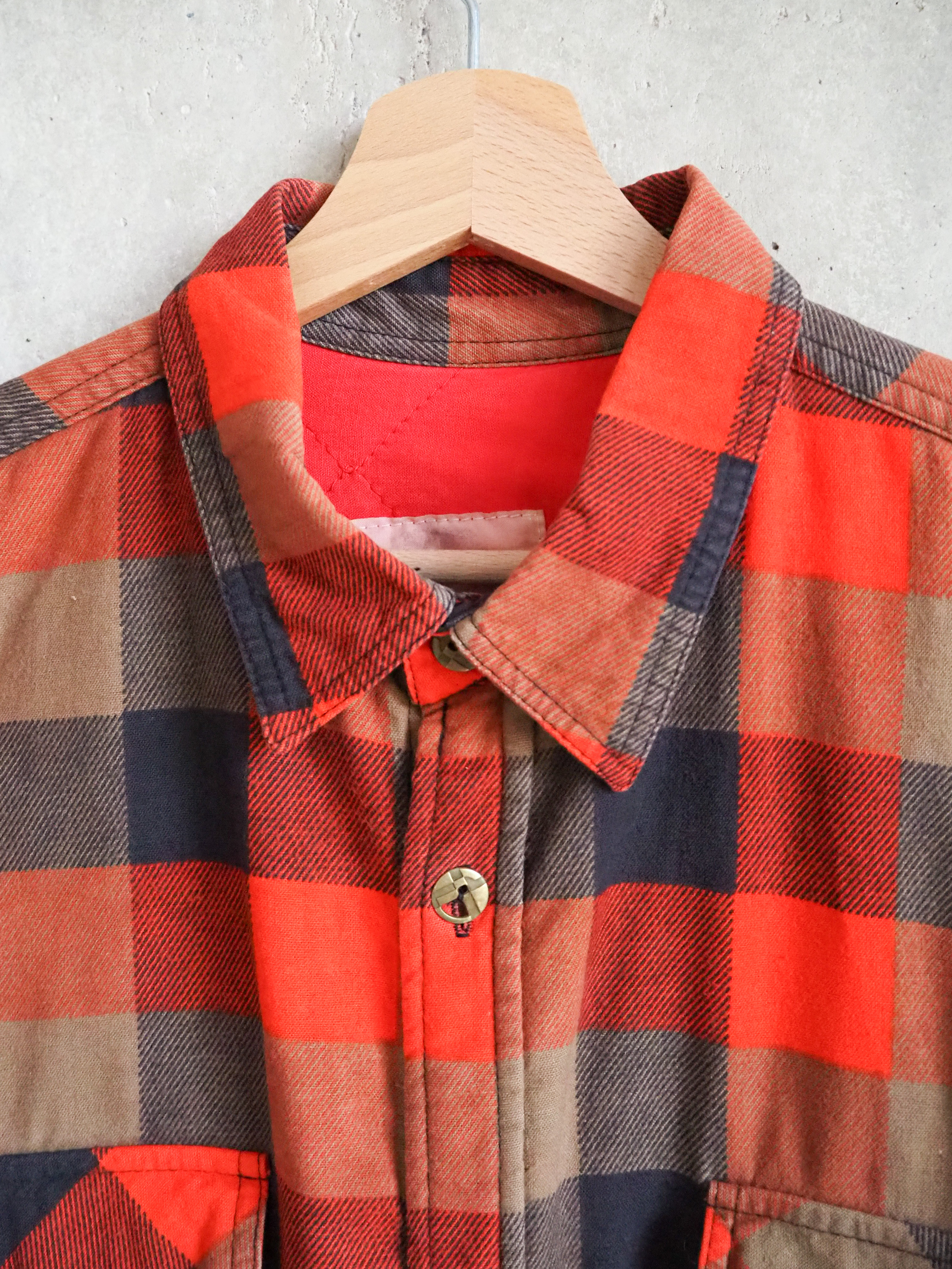 Ocieplana koszula w kratę Vintage