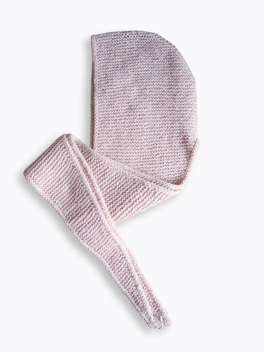 Szalik z kapturem Wełna Moher Jedwab