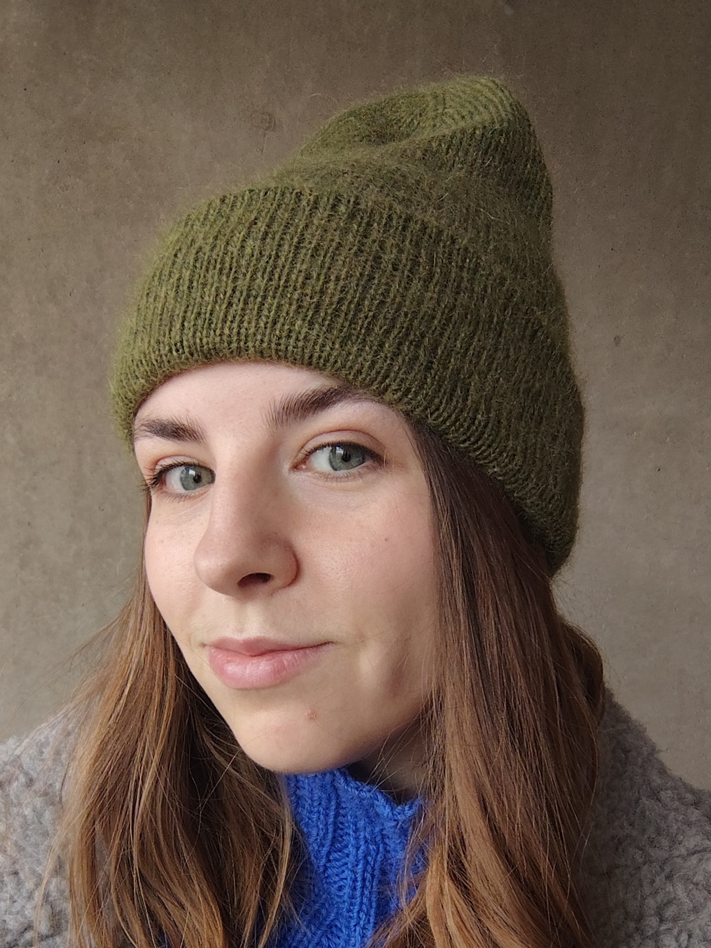 Czapka Wełna Moher Jedwab