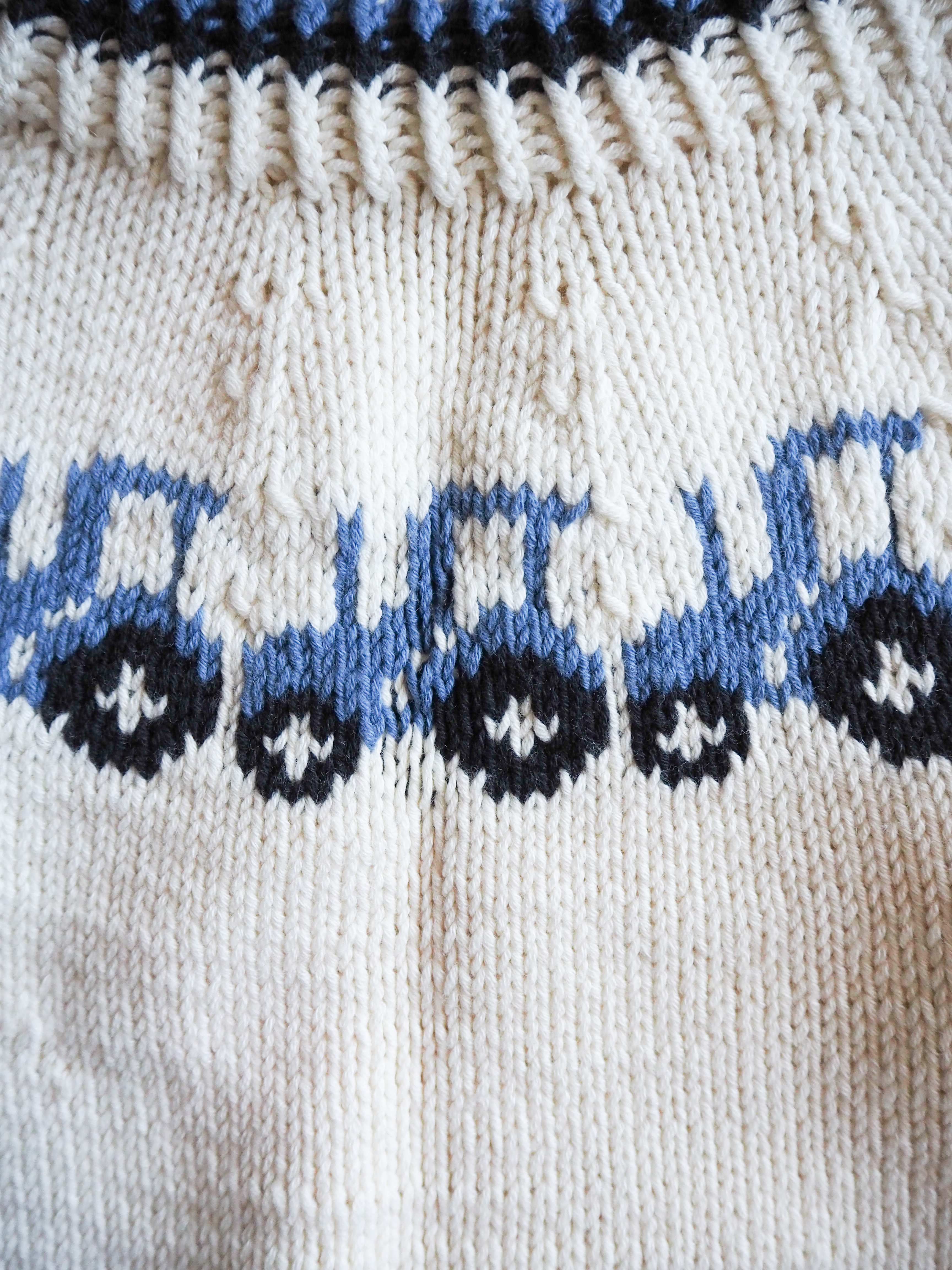 Sweter w traktory Wełna merino Bawełna