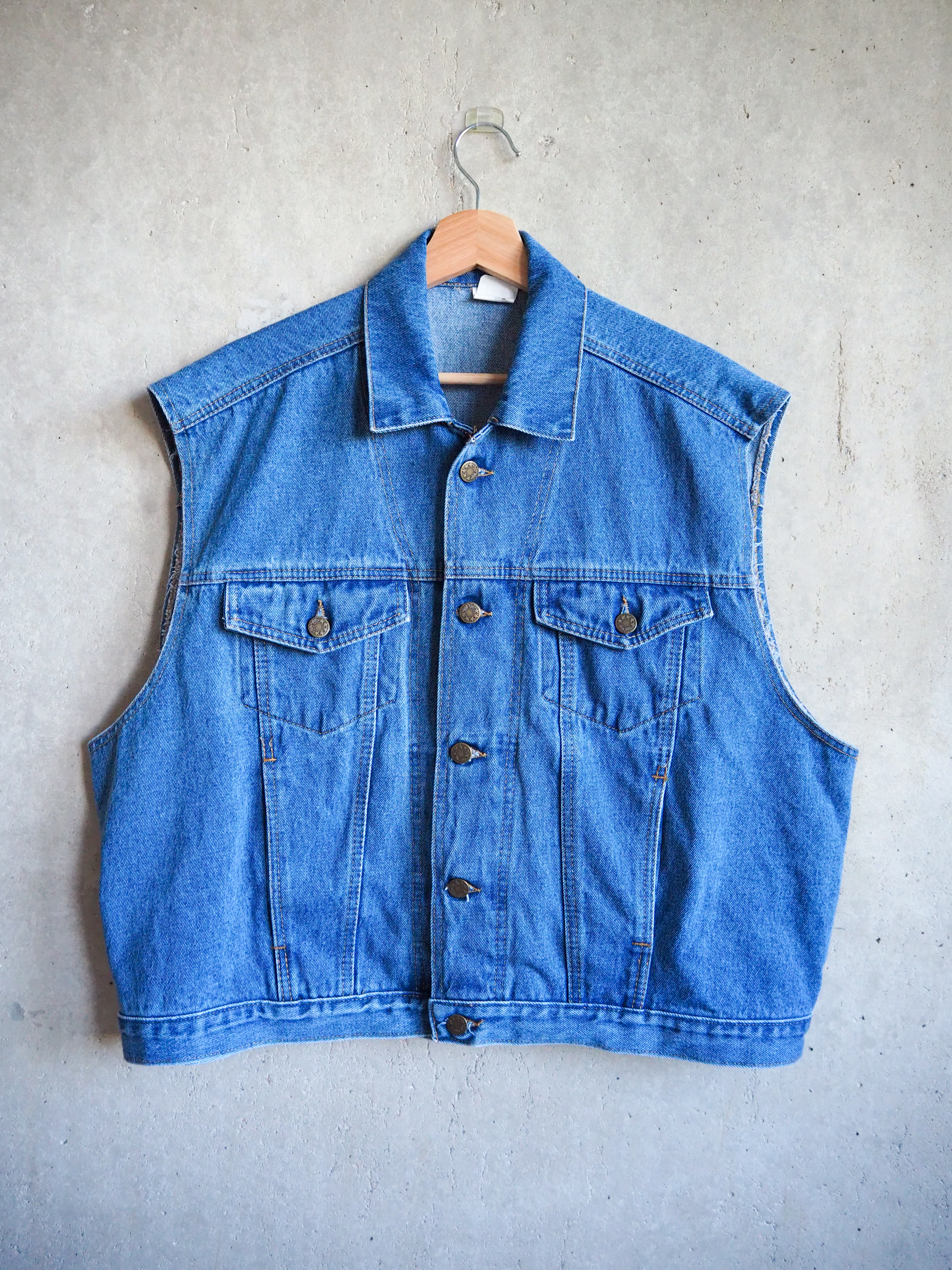 Kamizelka z denimu Vintage