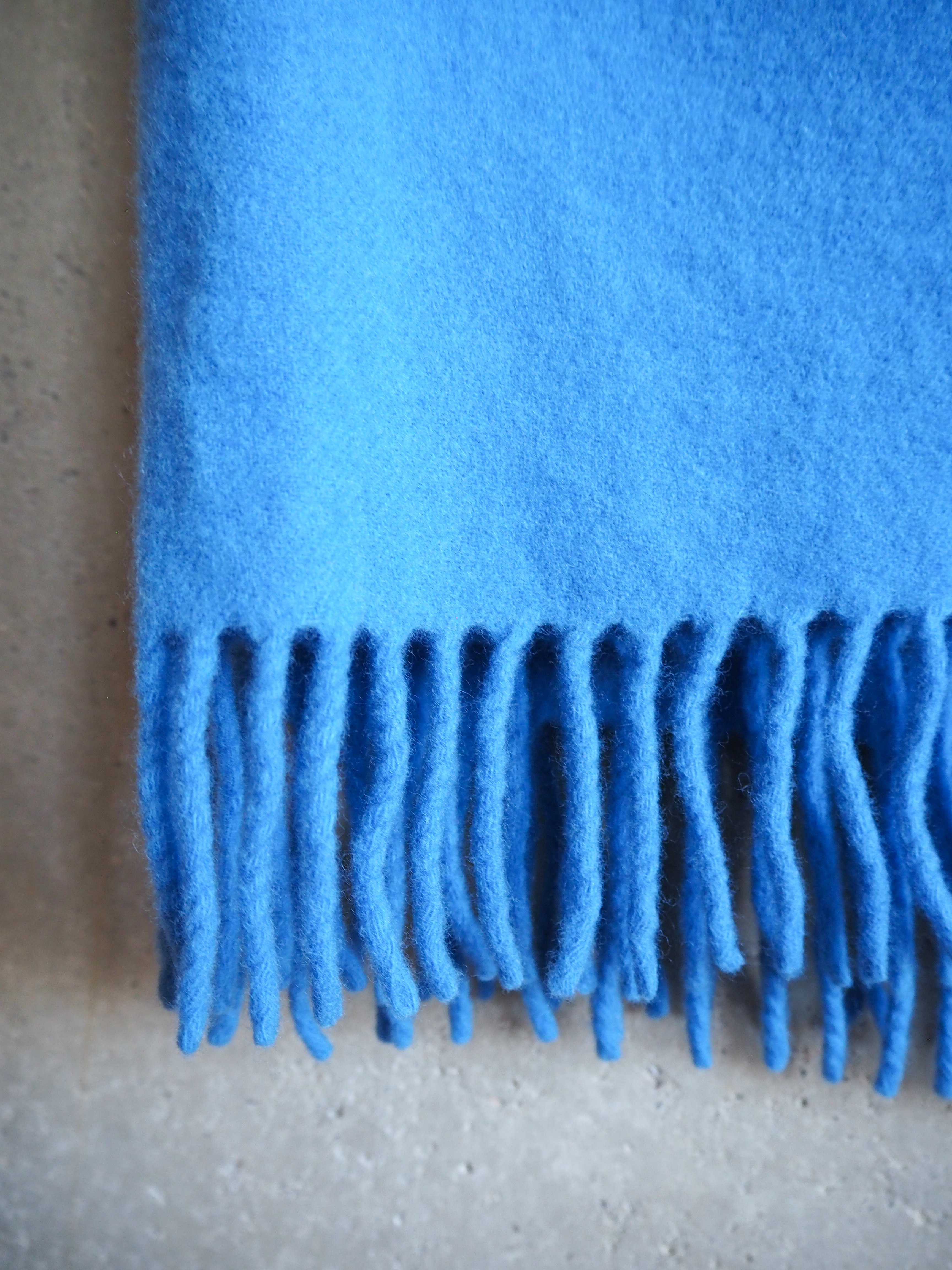 Niebieski szalik Wełna