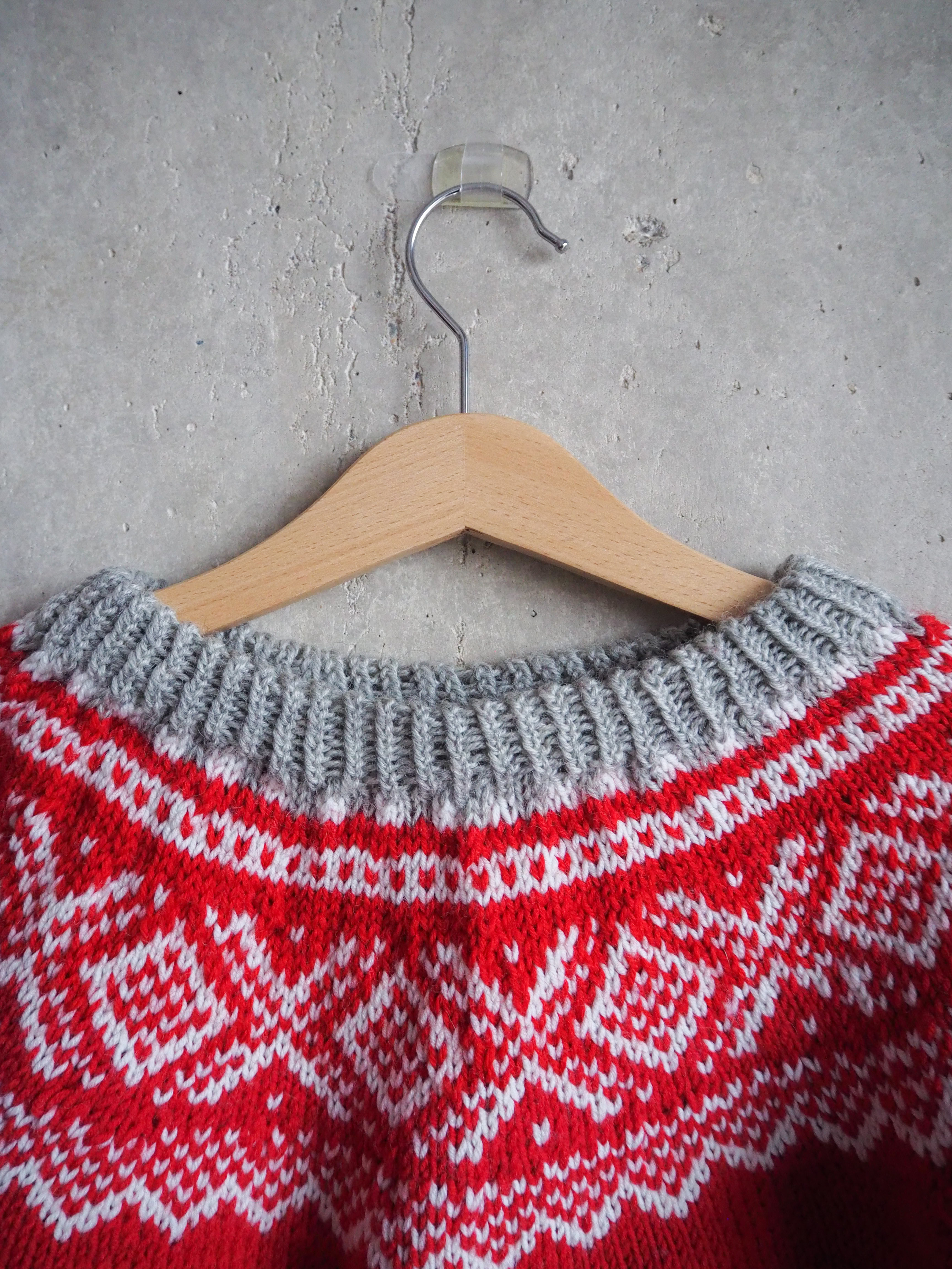 Sweter norweski Wełna