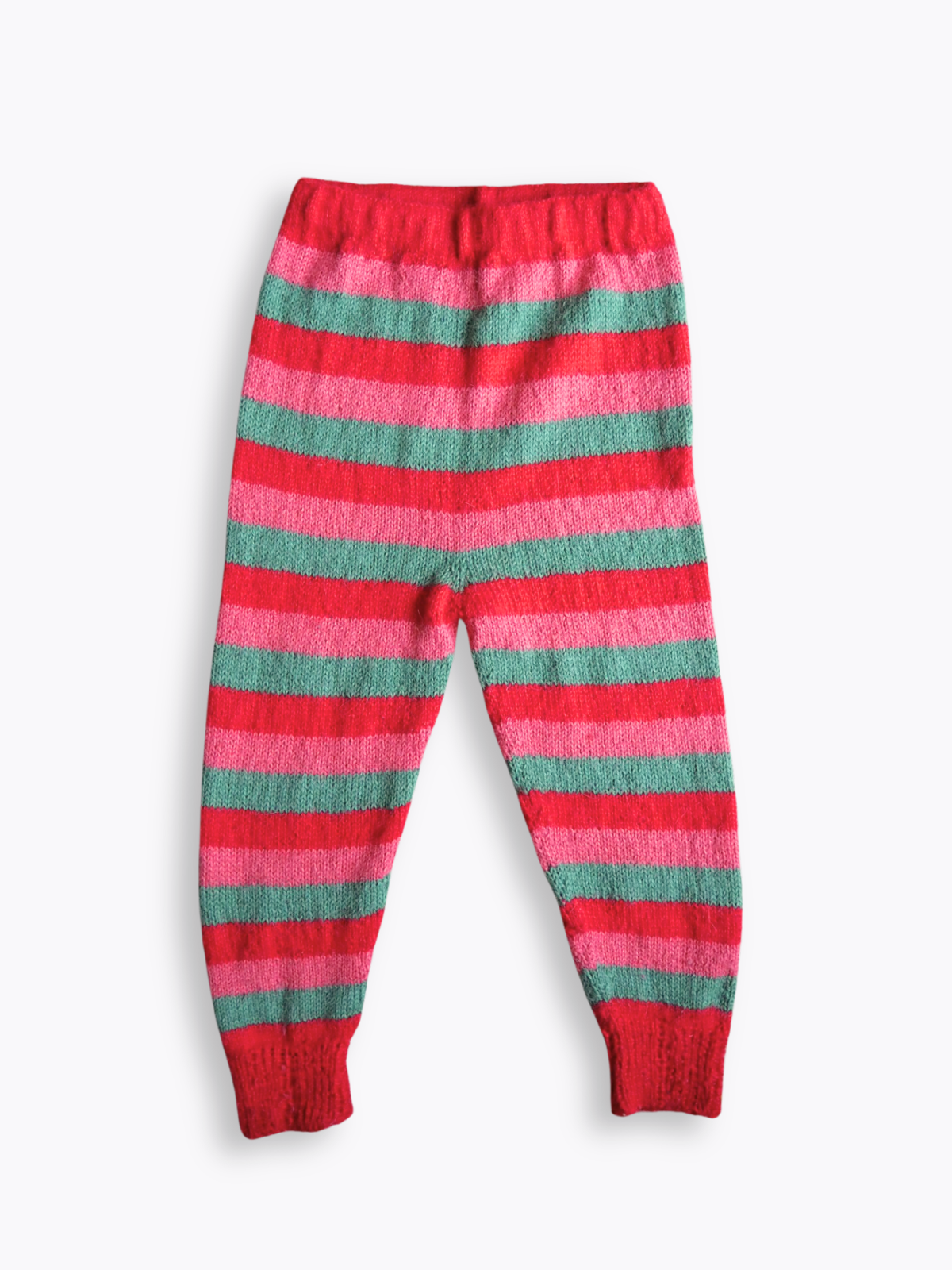 Spodnie w paski Wełna Alpaka