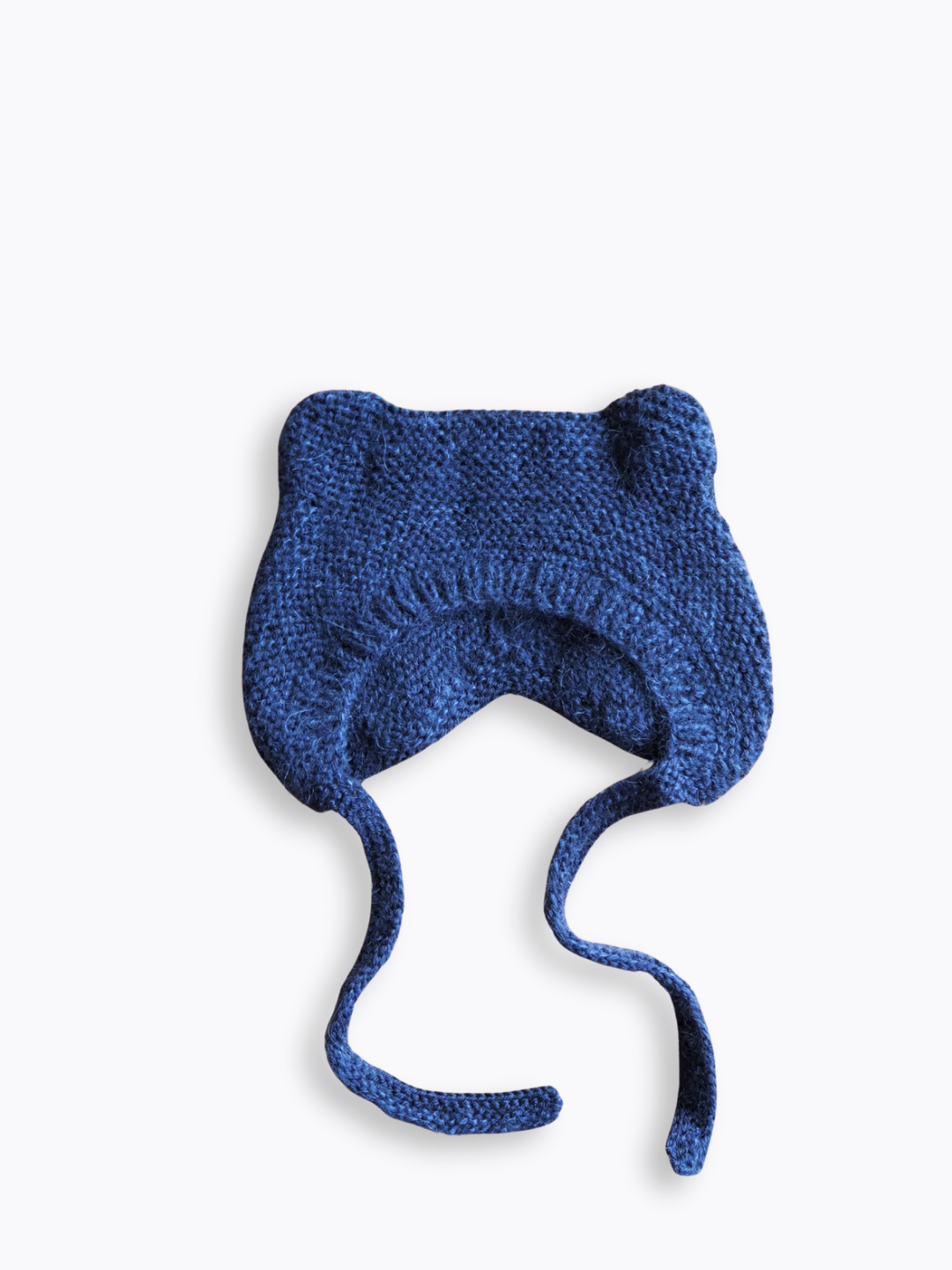 Bonetka z uszkami Wełna Moher Jedwab