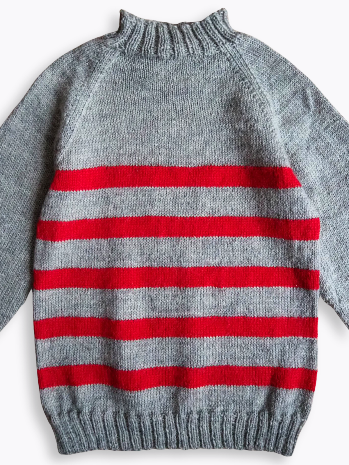 Sweter w paski Wełna