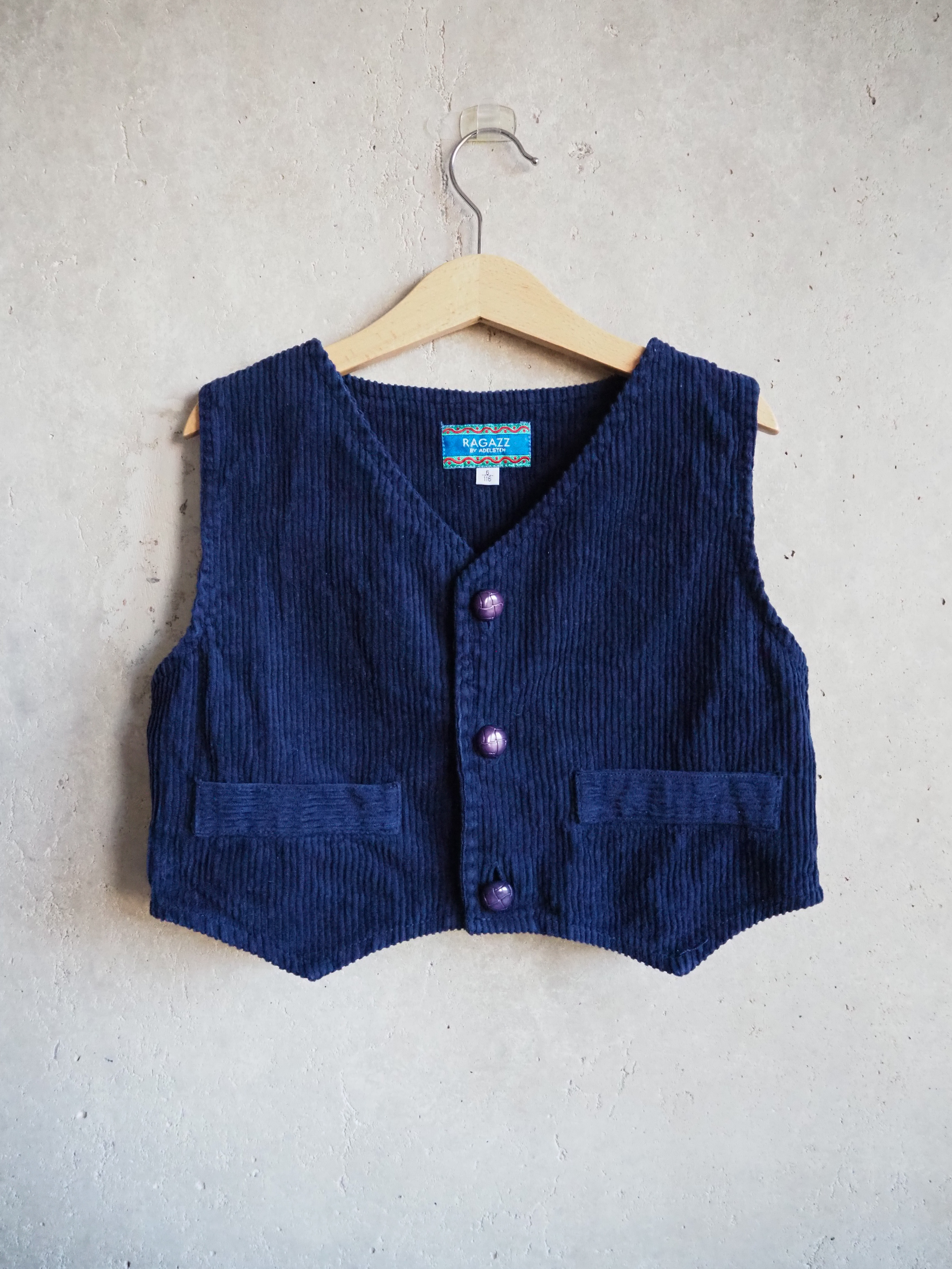 Sztruksowa kamizelka Vintage