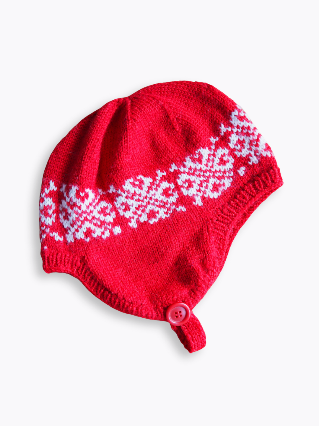 Czapka we wzory Wełna