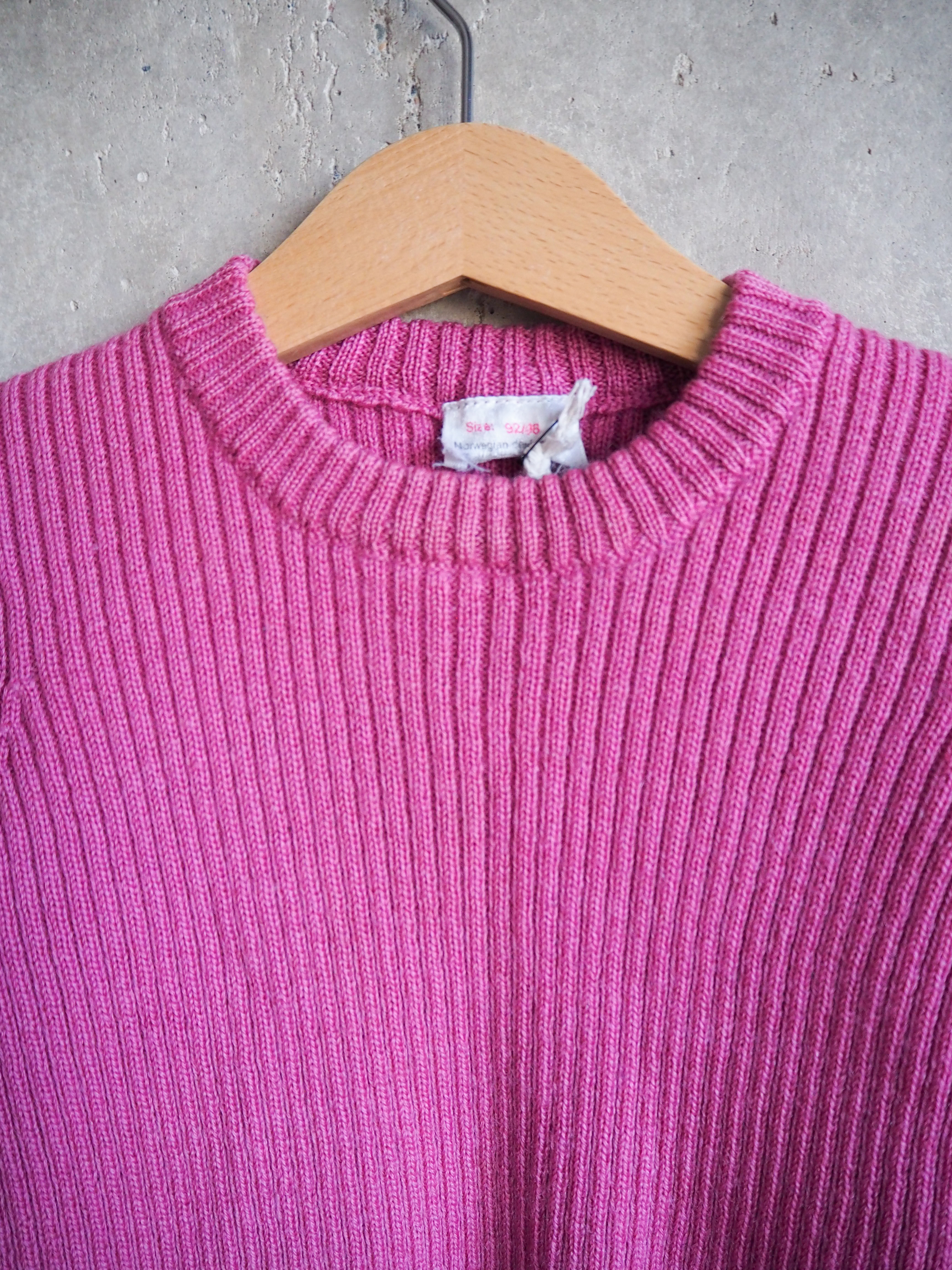 Prążkowany sweter Troll Wełna 