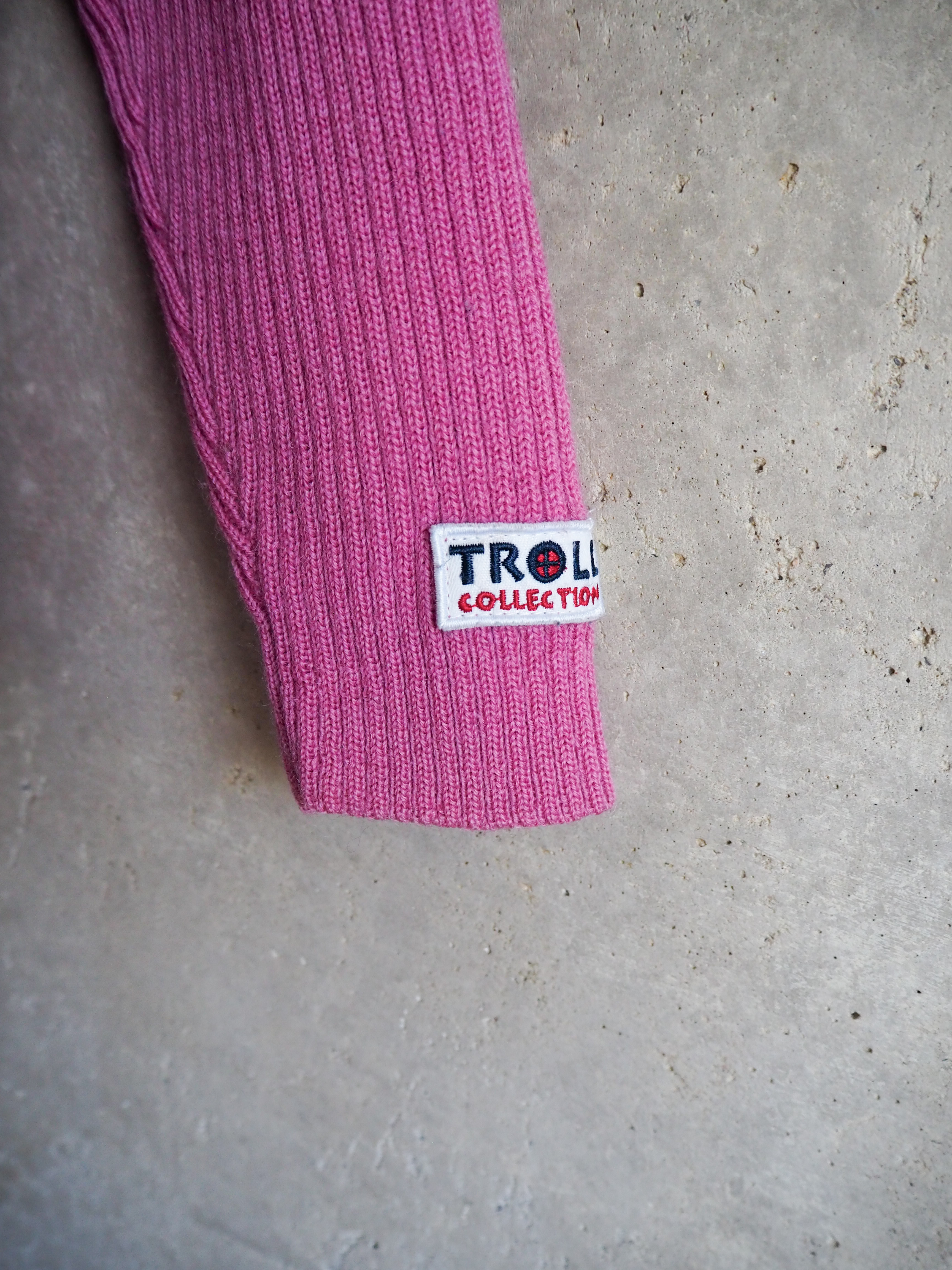 Prążkowany sweter Troll Wełna 