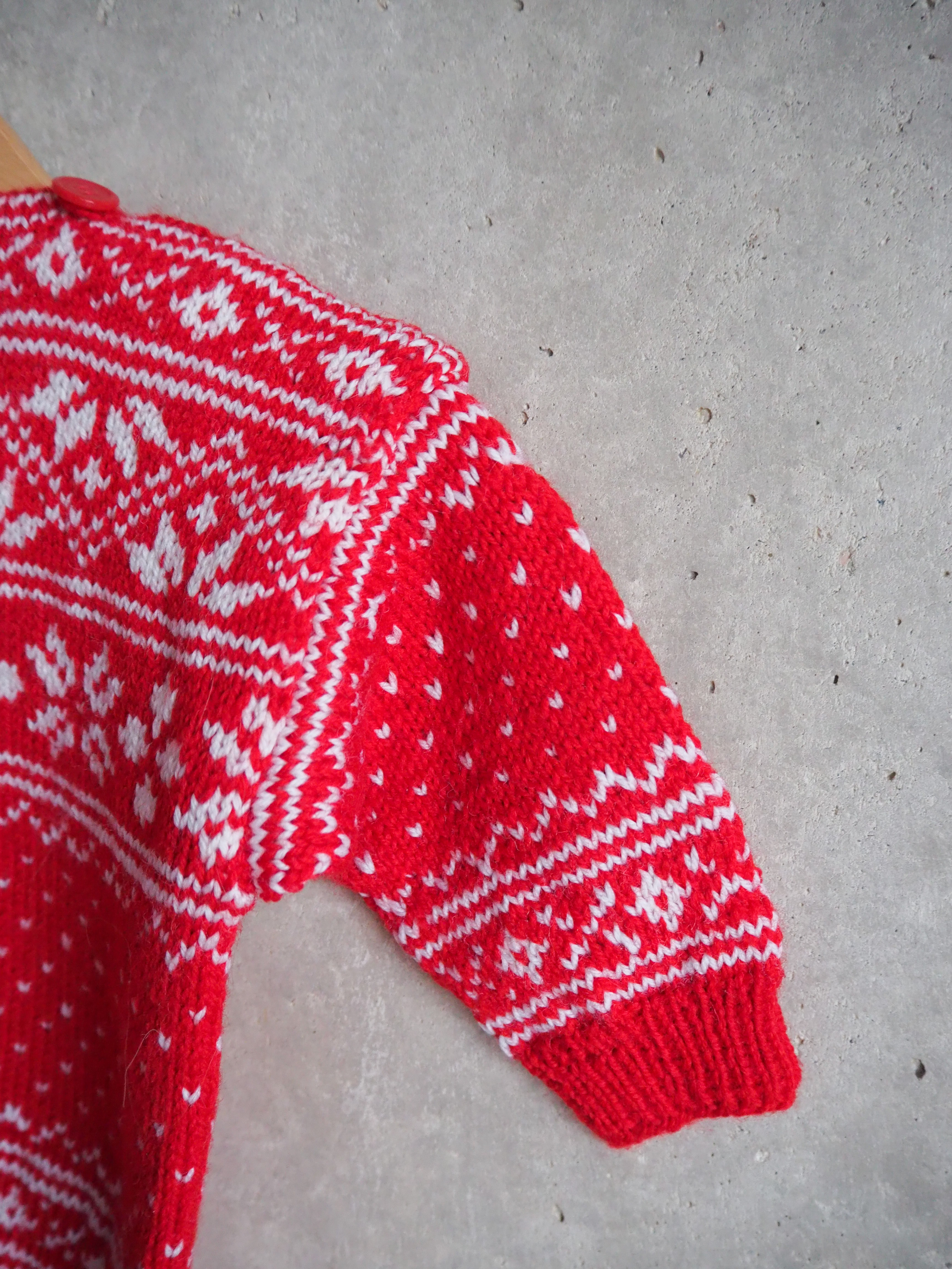 Sweter norweski Wełna