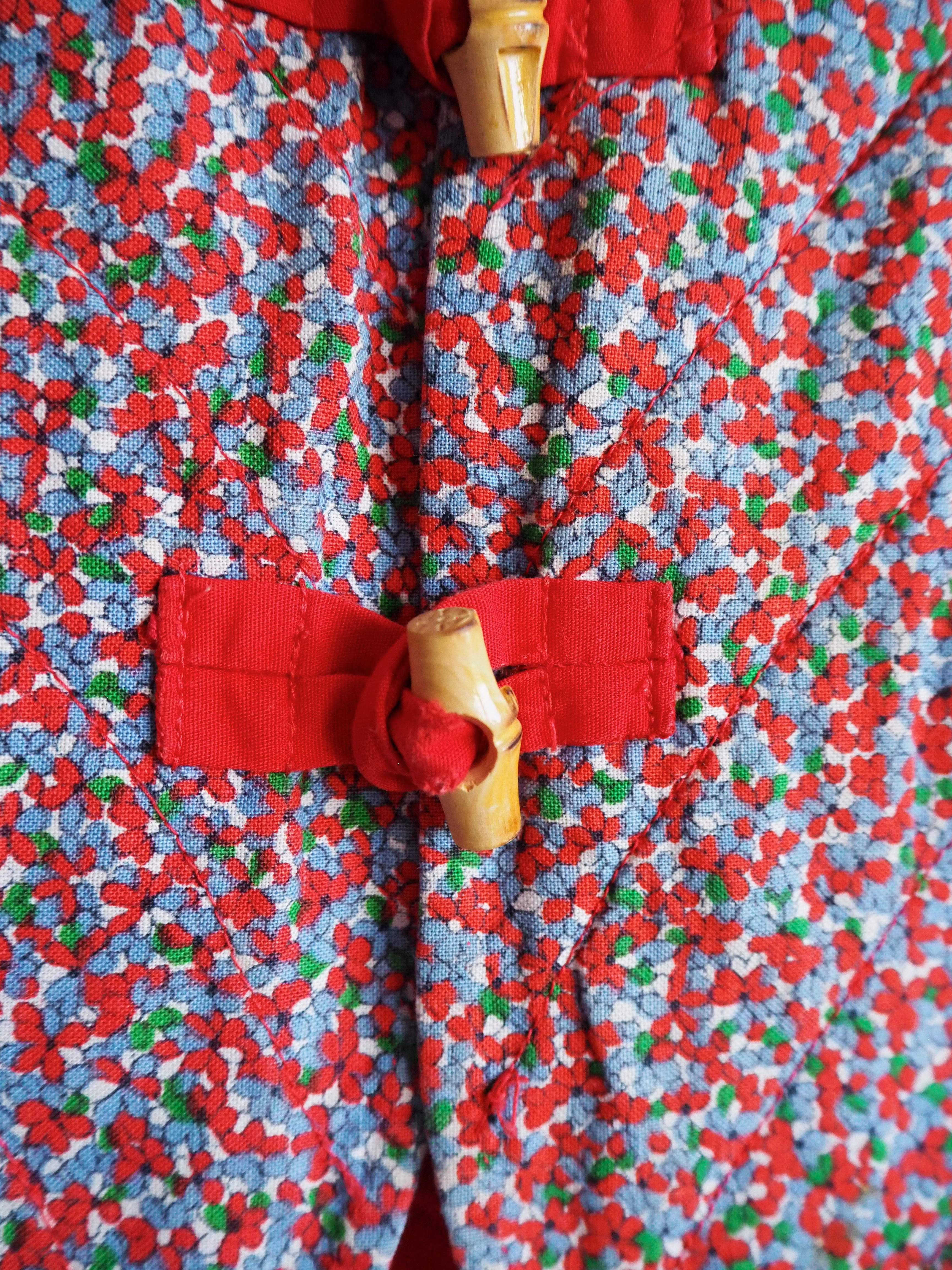 Kamizelka w kwiaty Bawełna 