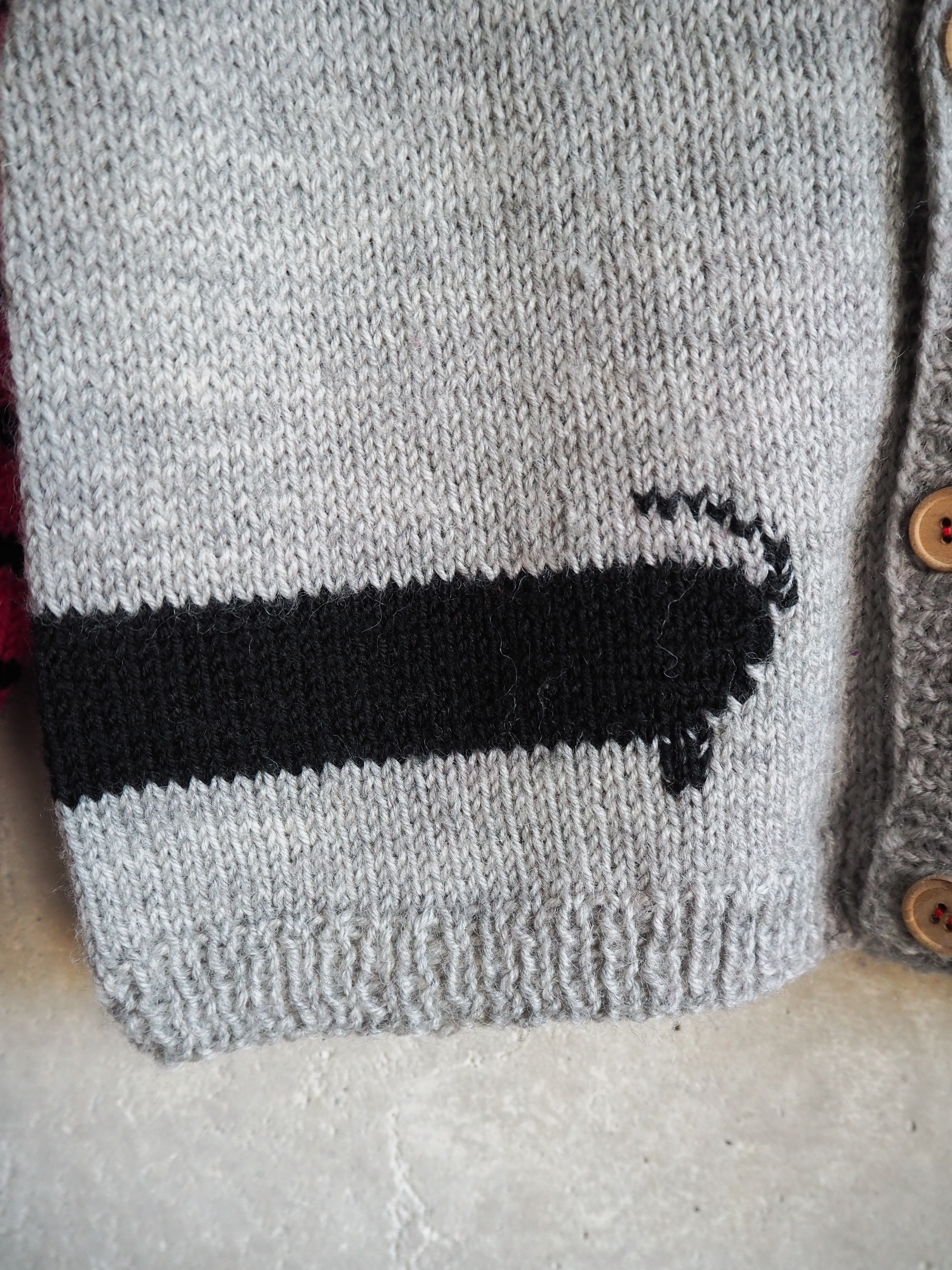 Kardigan z jamnikiem Wełna